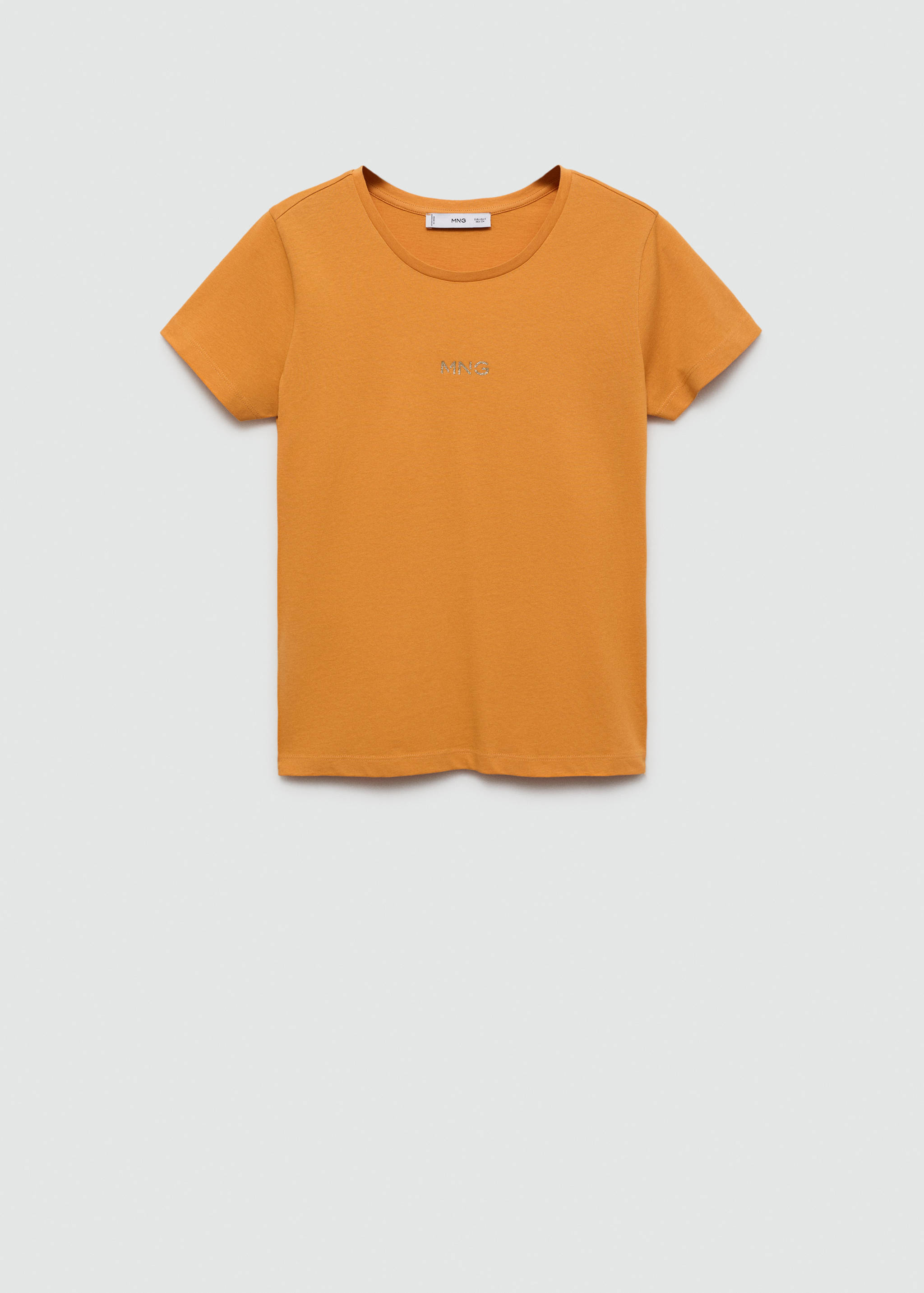 T-Shirt mit Metallic-Logo - Artikel ohne Model