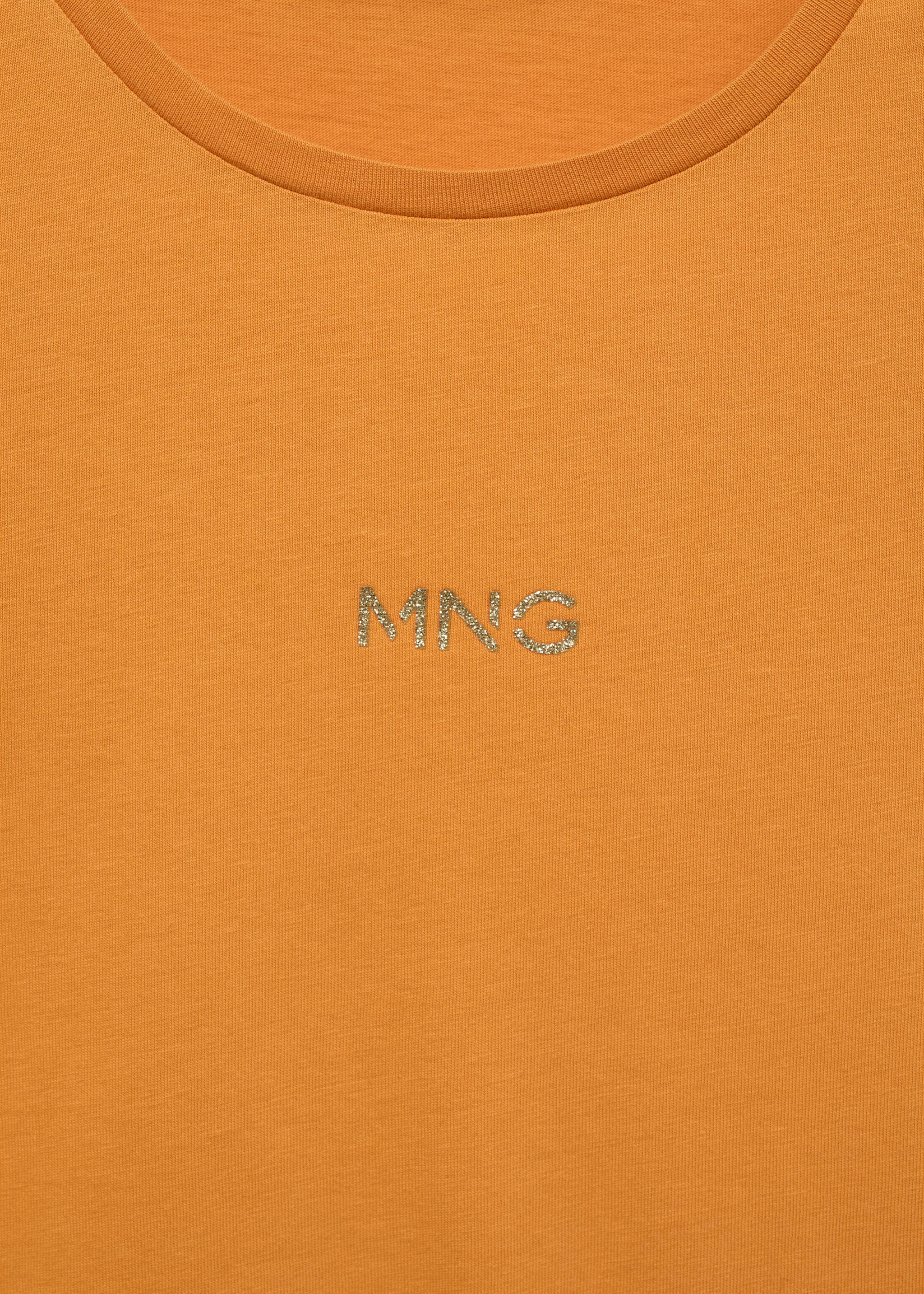 T-Shirt mit Metallic-Logo - Detail des Artikels 8
