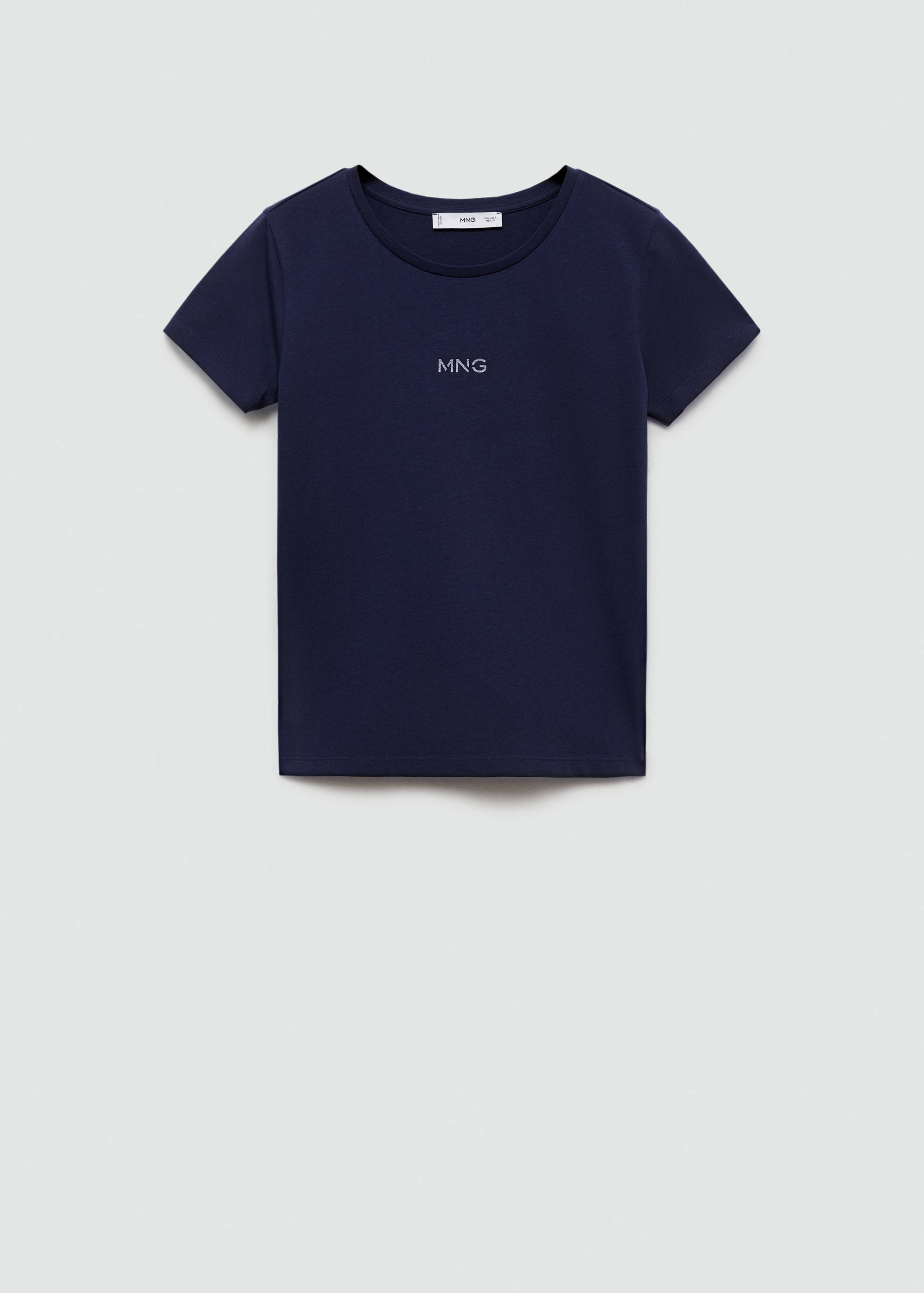 T-Shirt mit Metallic-Logo - Artikel ohne Model