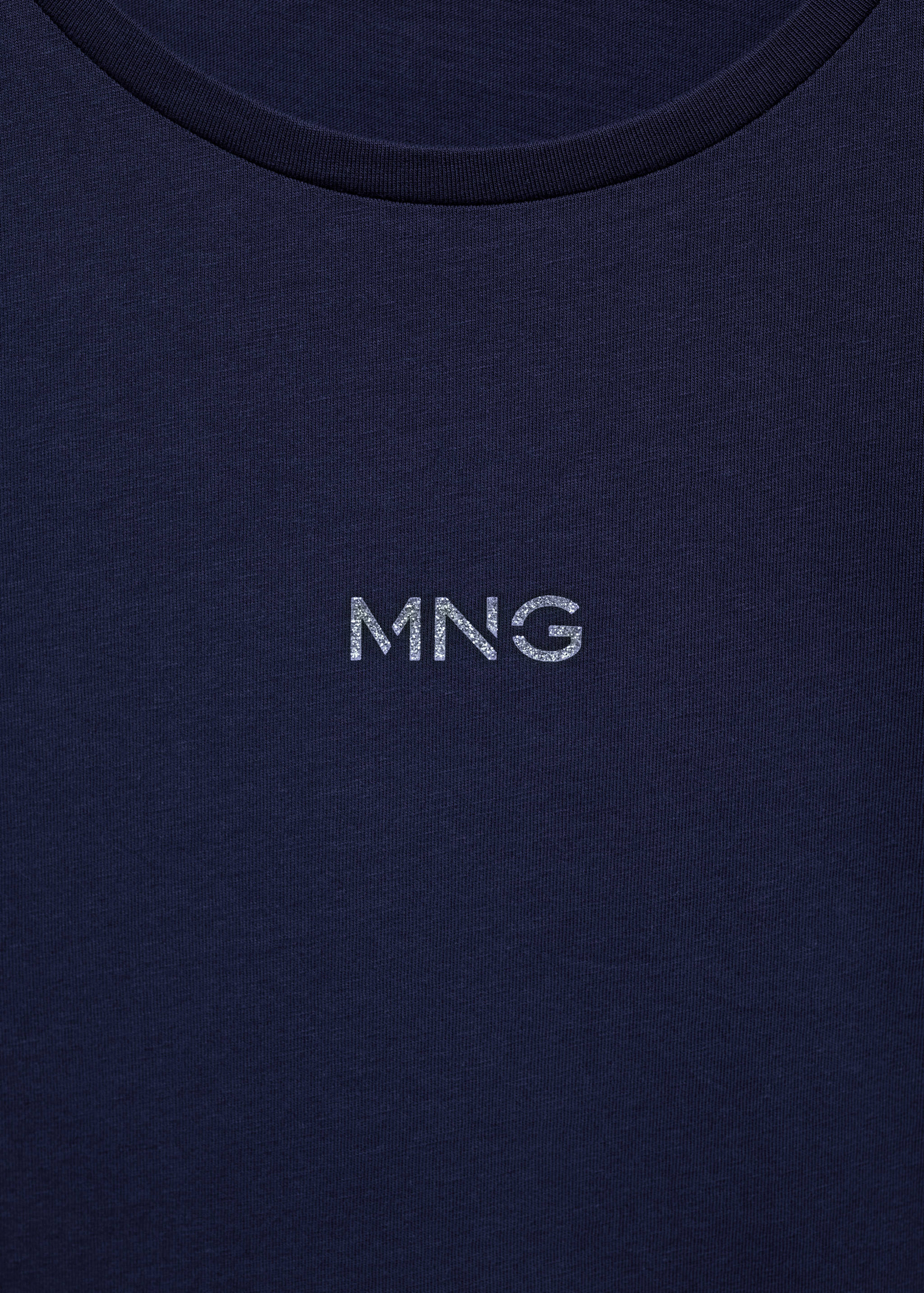 T-Shirt mit Metallic-Logo - Detail des Artikels 8
