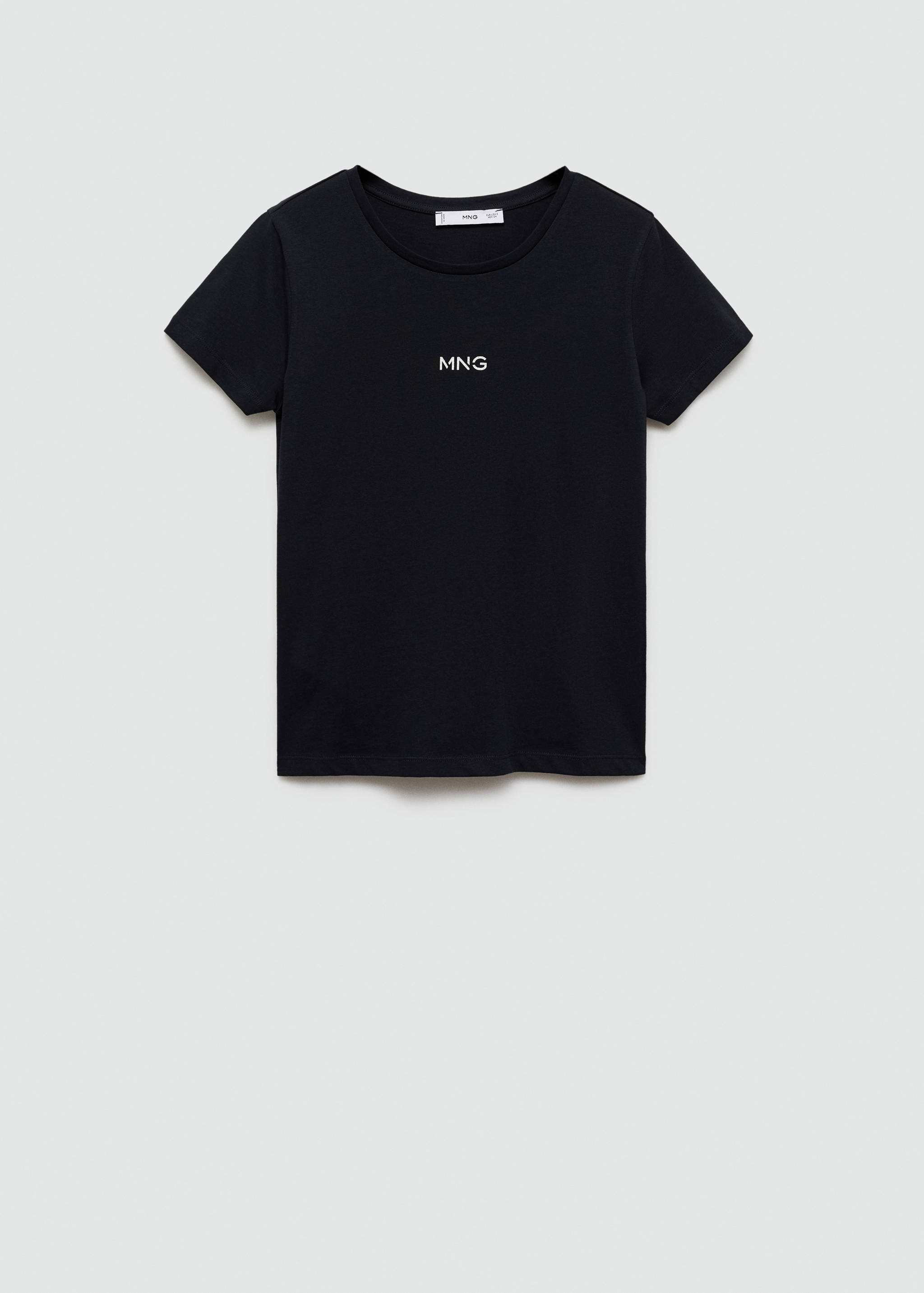 T-Shirt mit Metallic-Logo - Artikel ohne Model