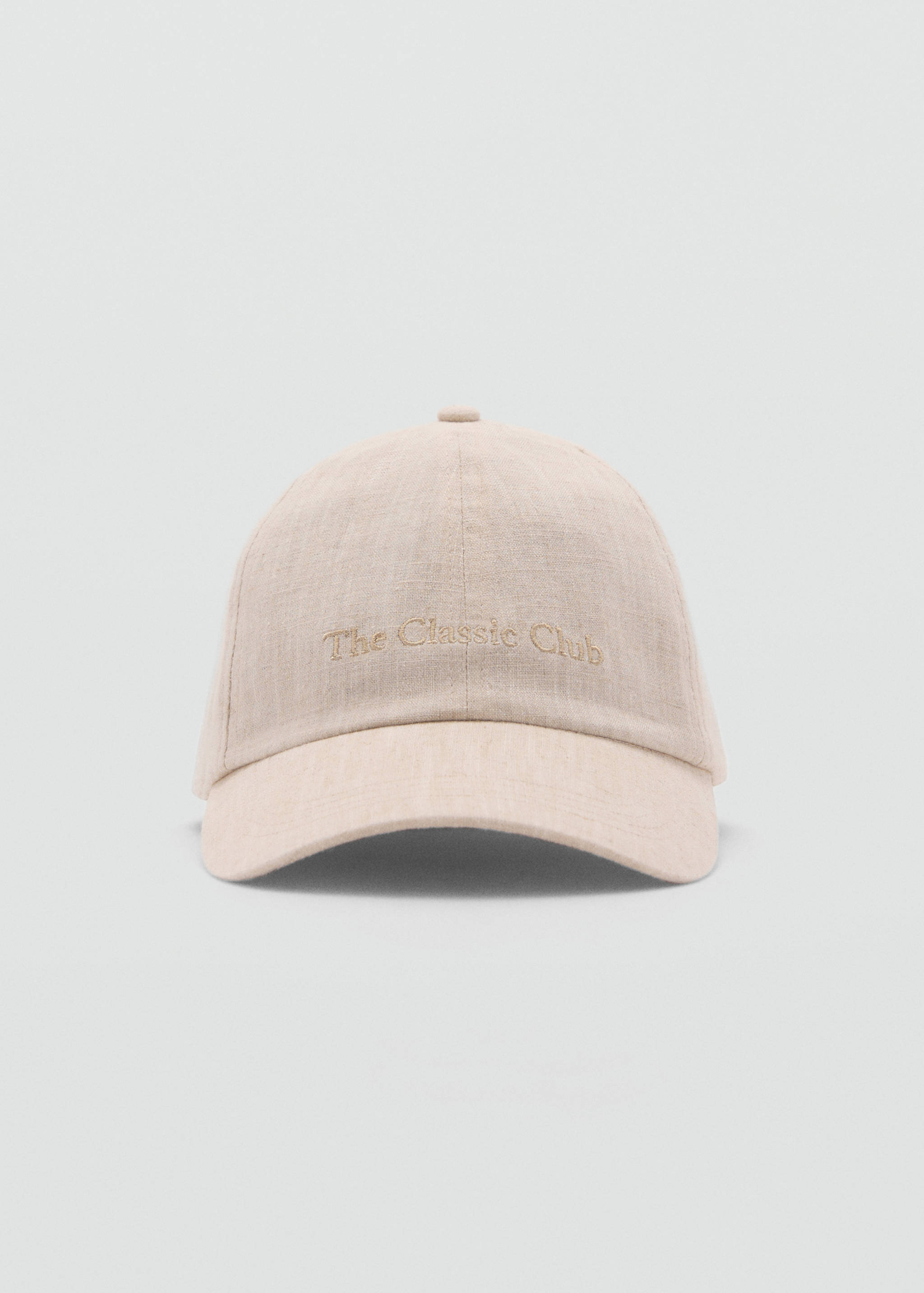 Embroidered message cap - Medium plane