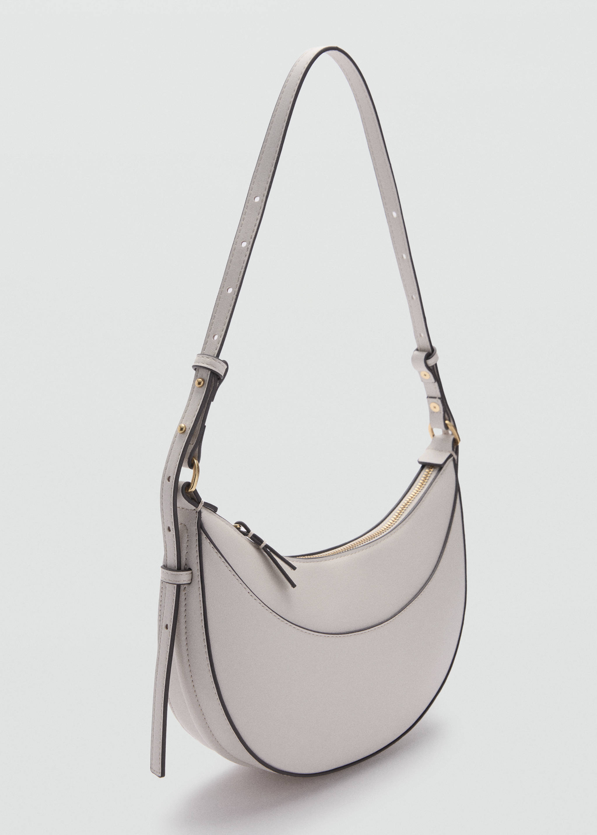 Oval short handle bag - Medium plane