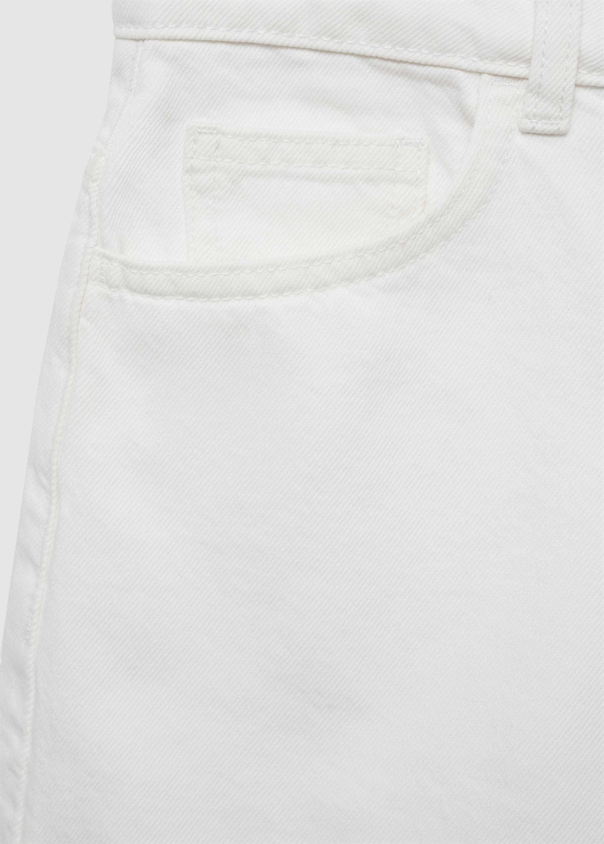 High-rise denim shorts - Details of the article 0
