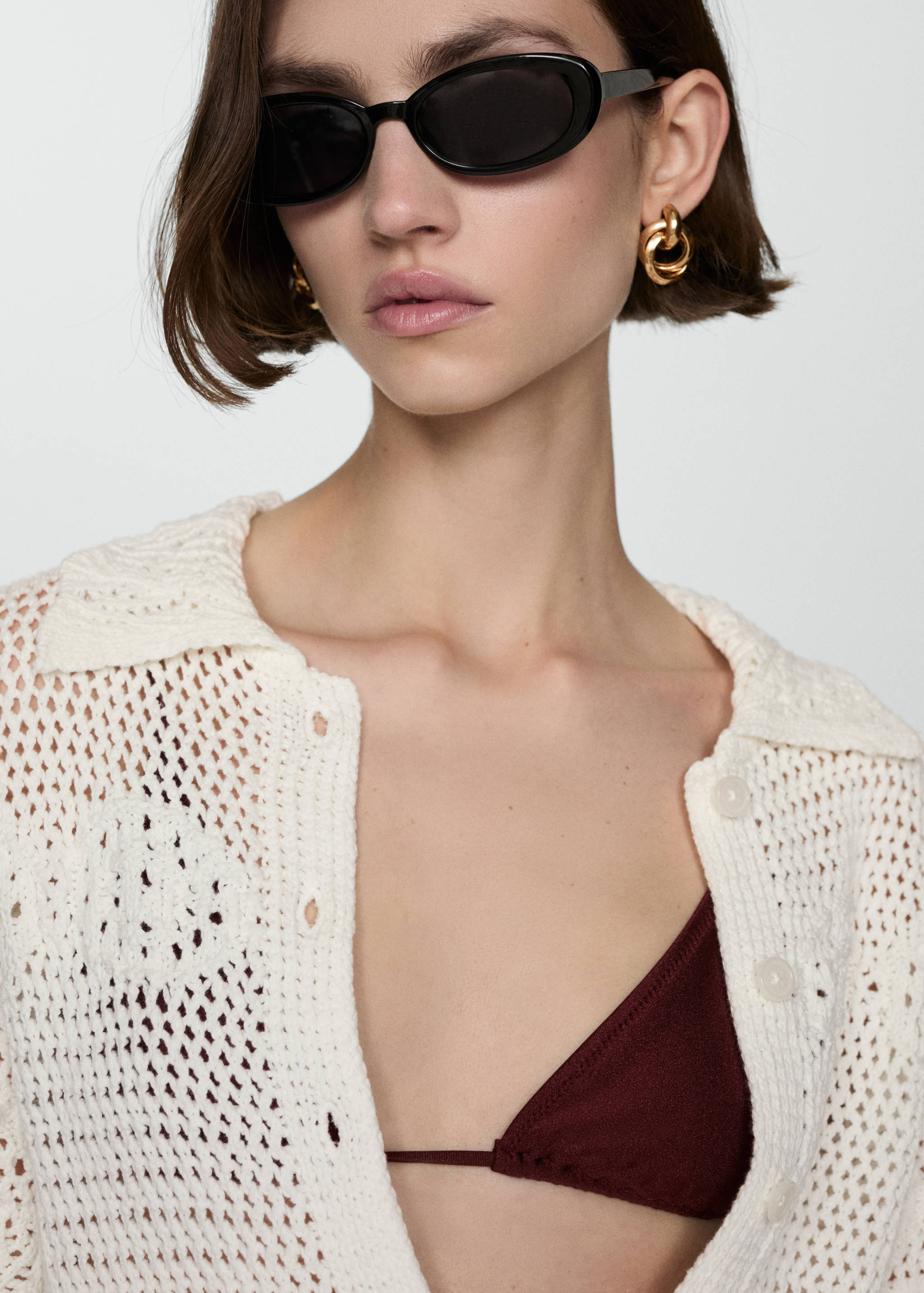 Cardigan maille crochet - Détail de l'article 1