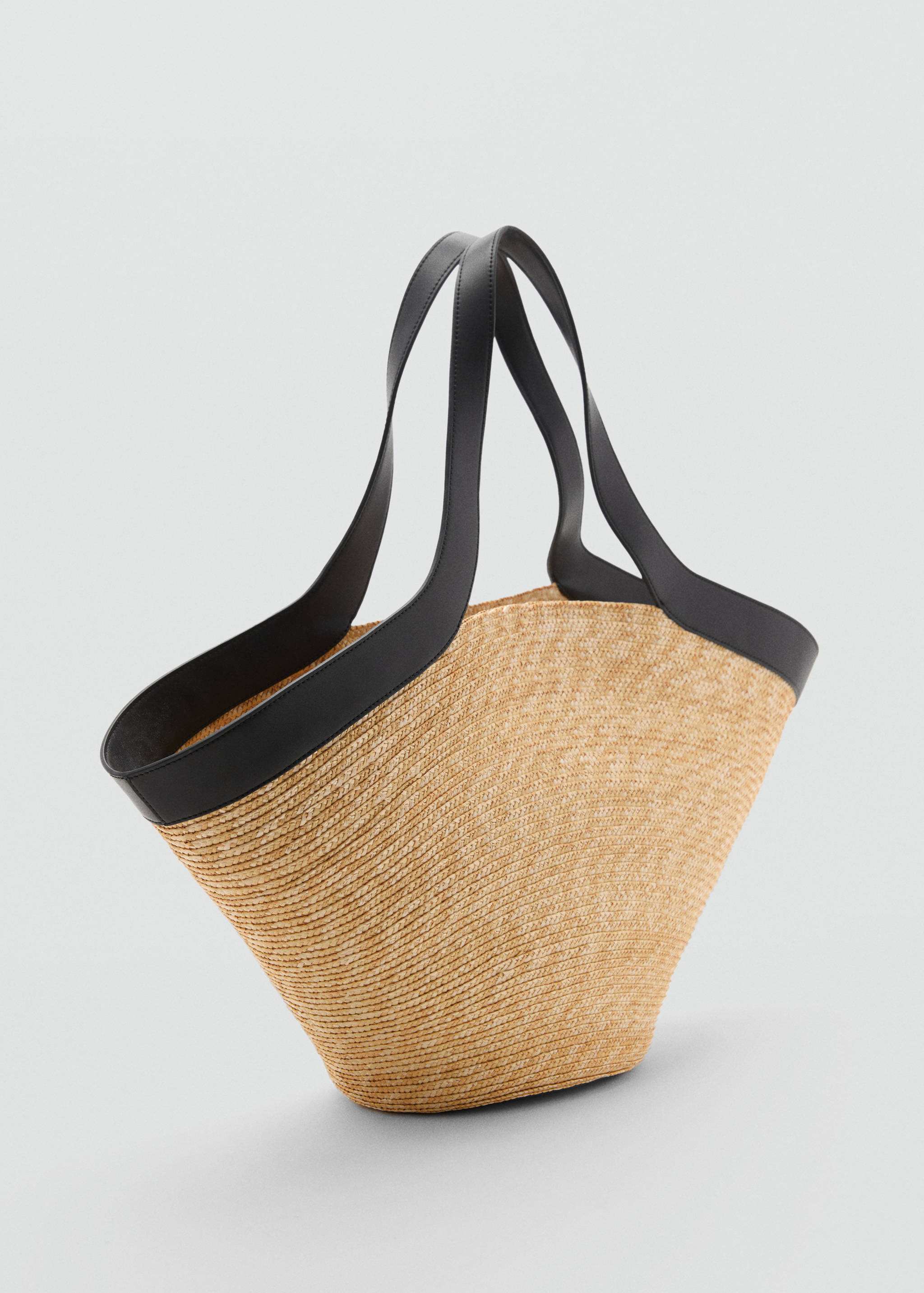 Natural fibre basket bag - Medium plane