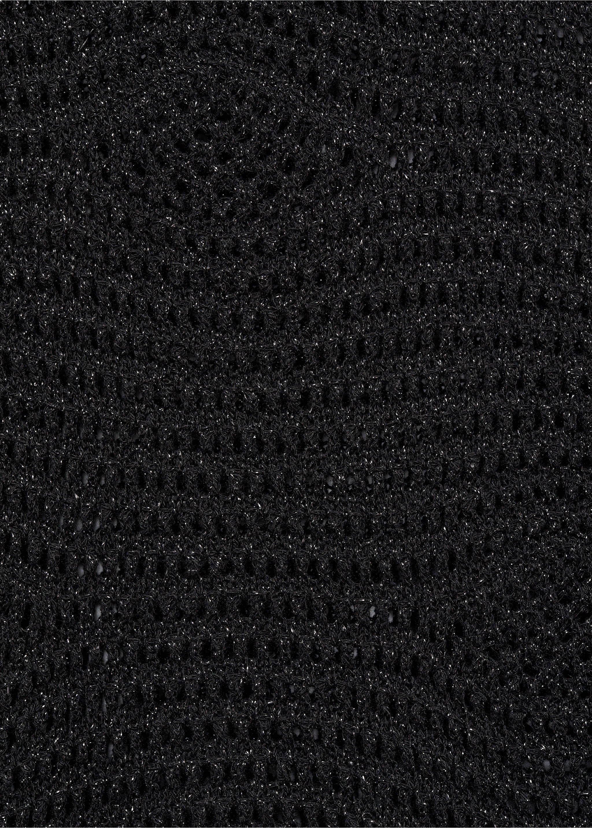 Top Lurex maille ajourée - Détail de l'article 8, Noir. Ref: 77020344-00.