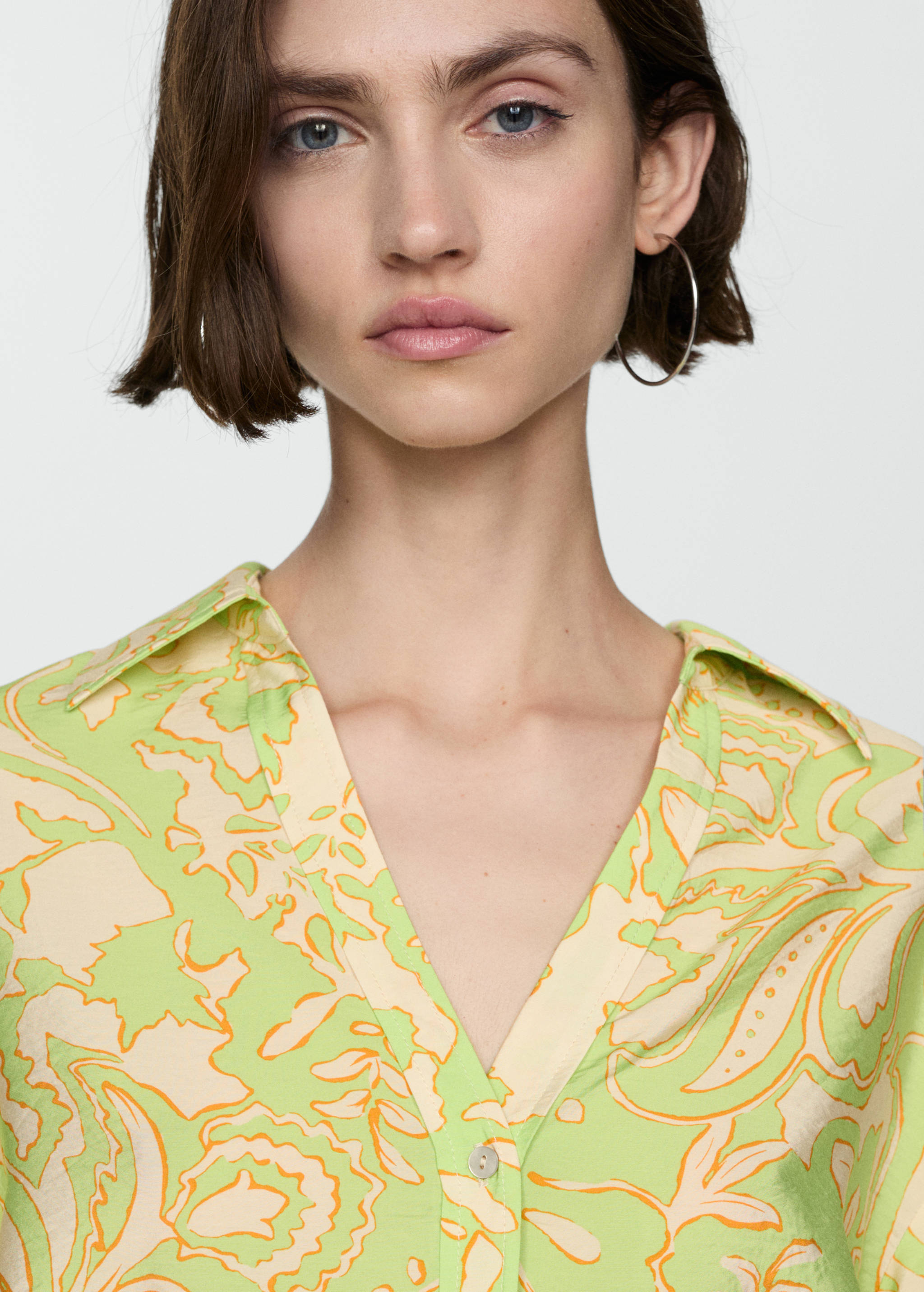 Chemise imprimée manches courtes - Détail de l'article 1