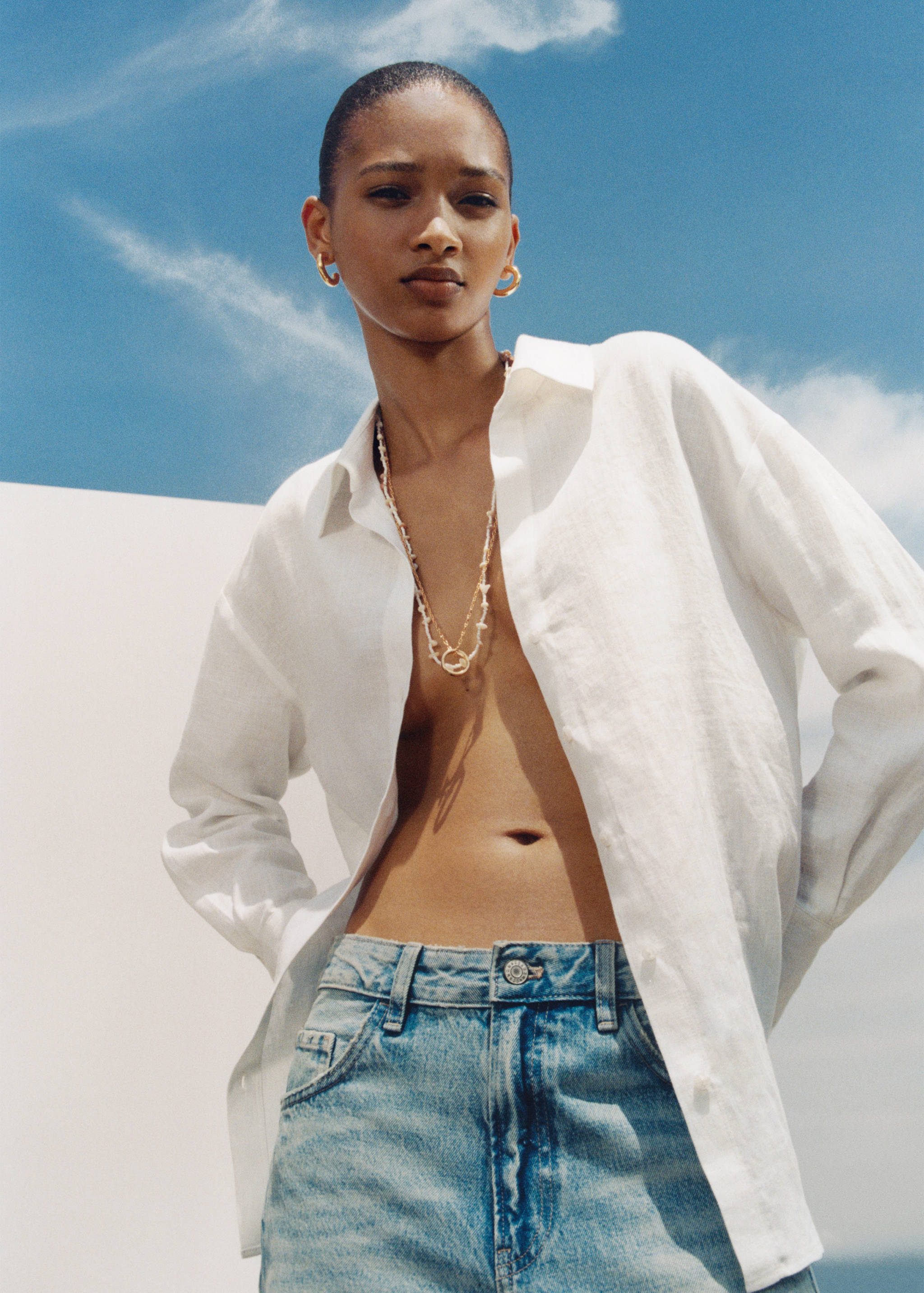 Chemise 100 % lin manches longues - Détail de l'article 7