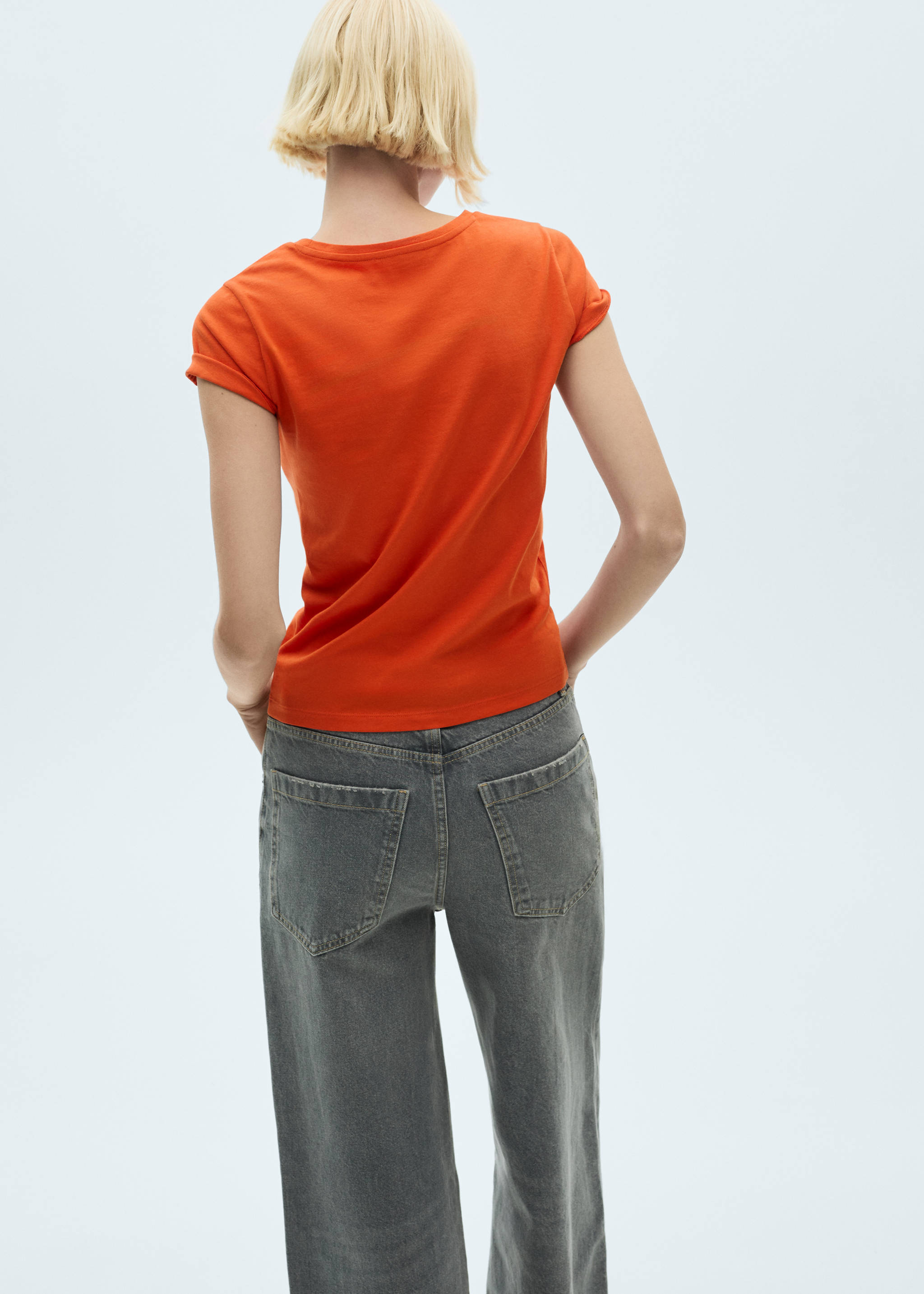 Logo cotton T-shirt - Reverse of the article