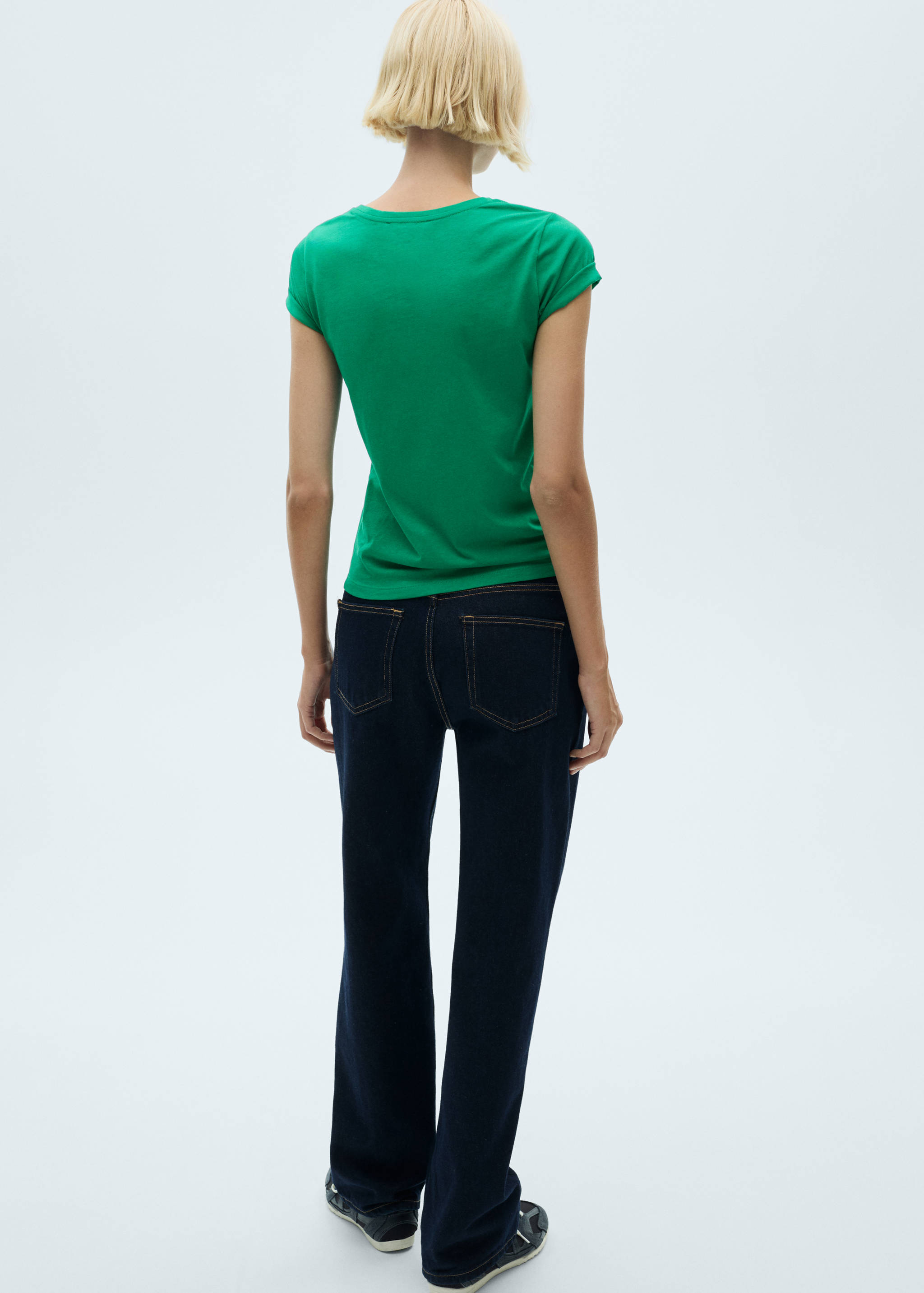 Logo cotton T-shirt - Reverse of the article