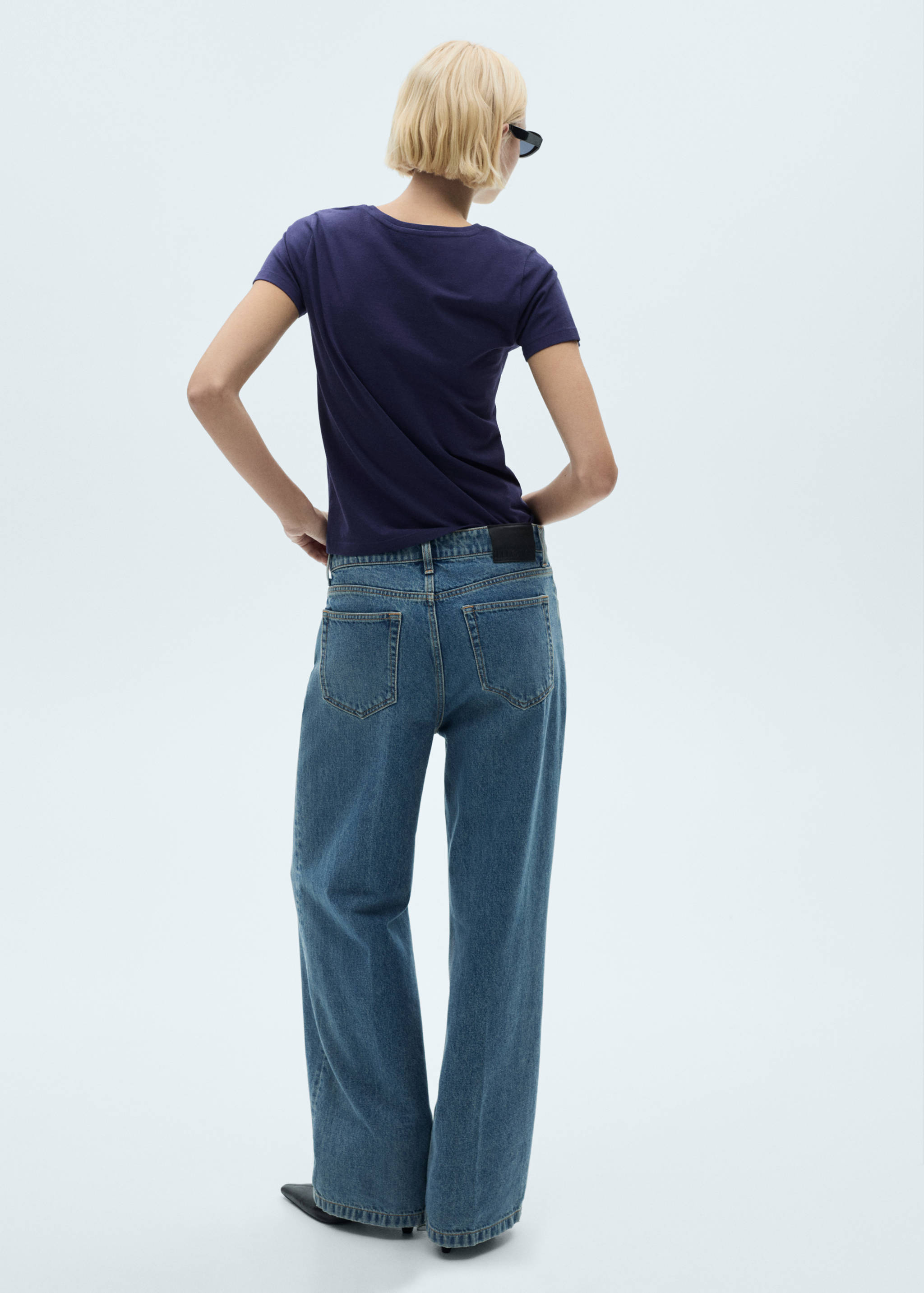 Logo cotton T-shirt - Reverse of the article