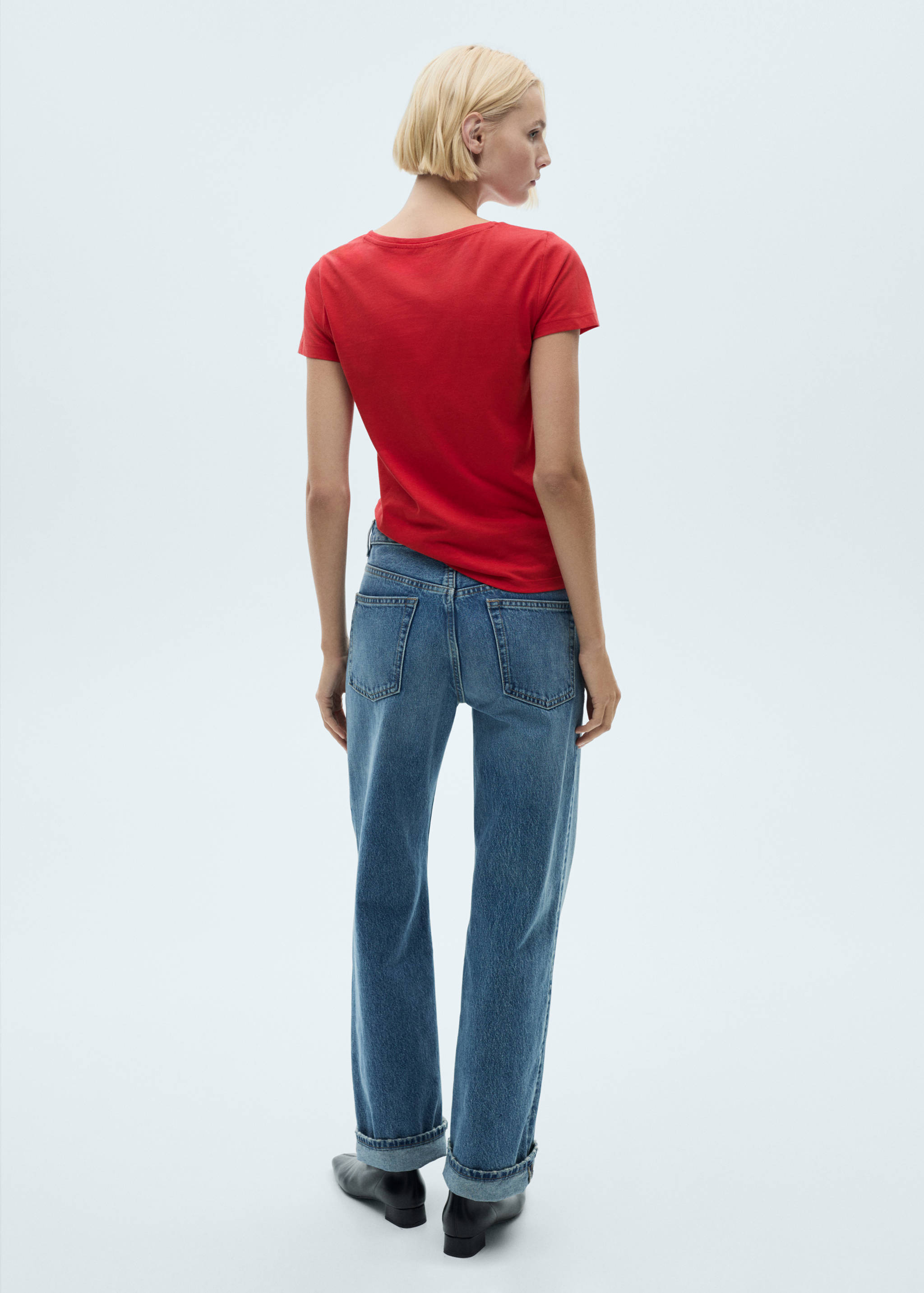 Logo cotton T-shirt - Reverse of the article