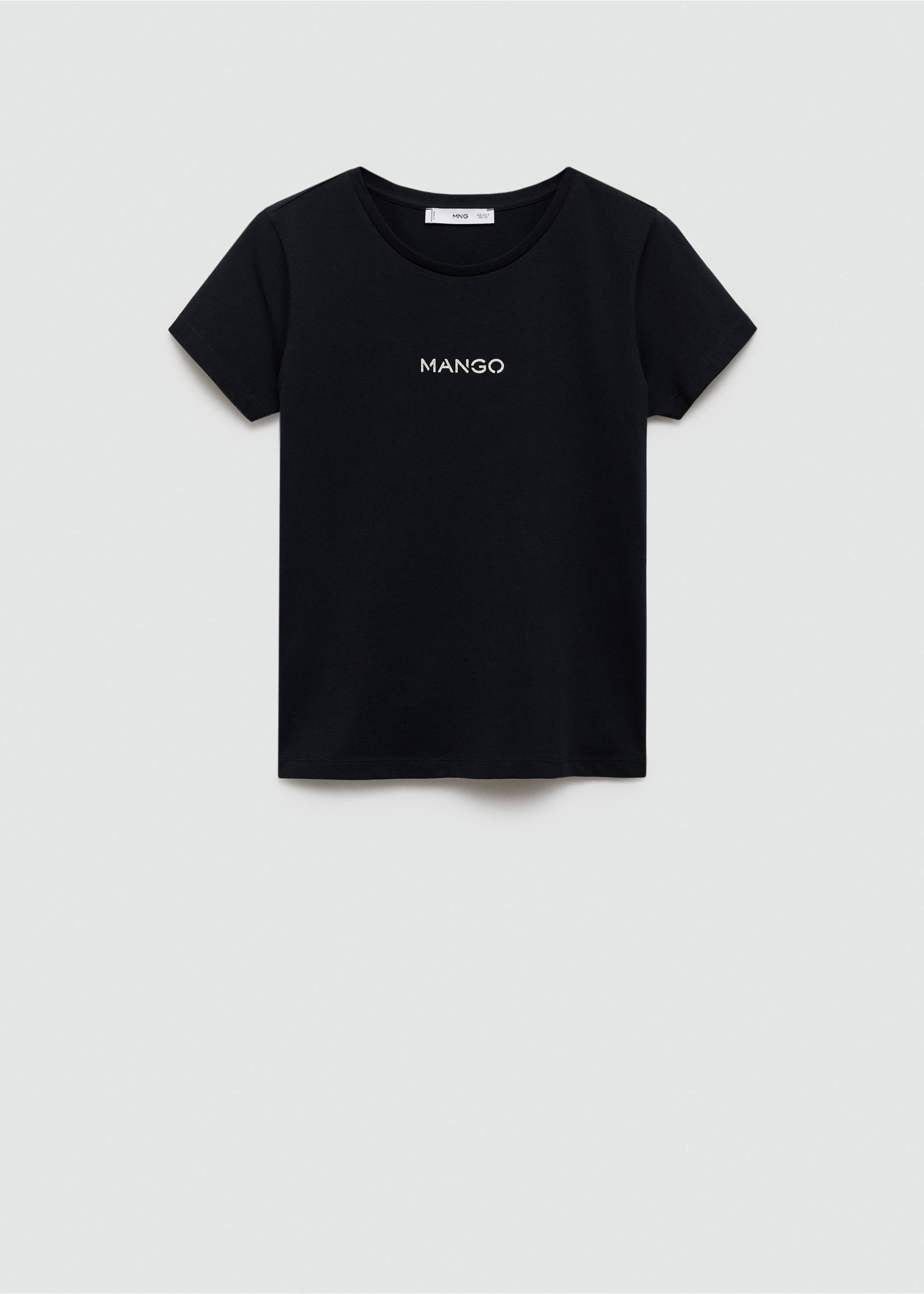 Camiseta algodón logo - Artículo sin modelo, Negro. Ref: 77020354-00.