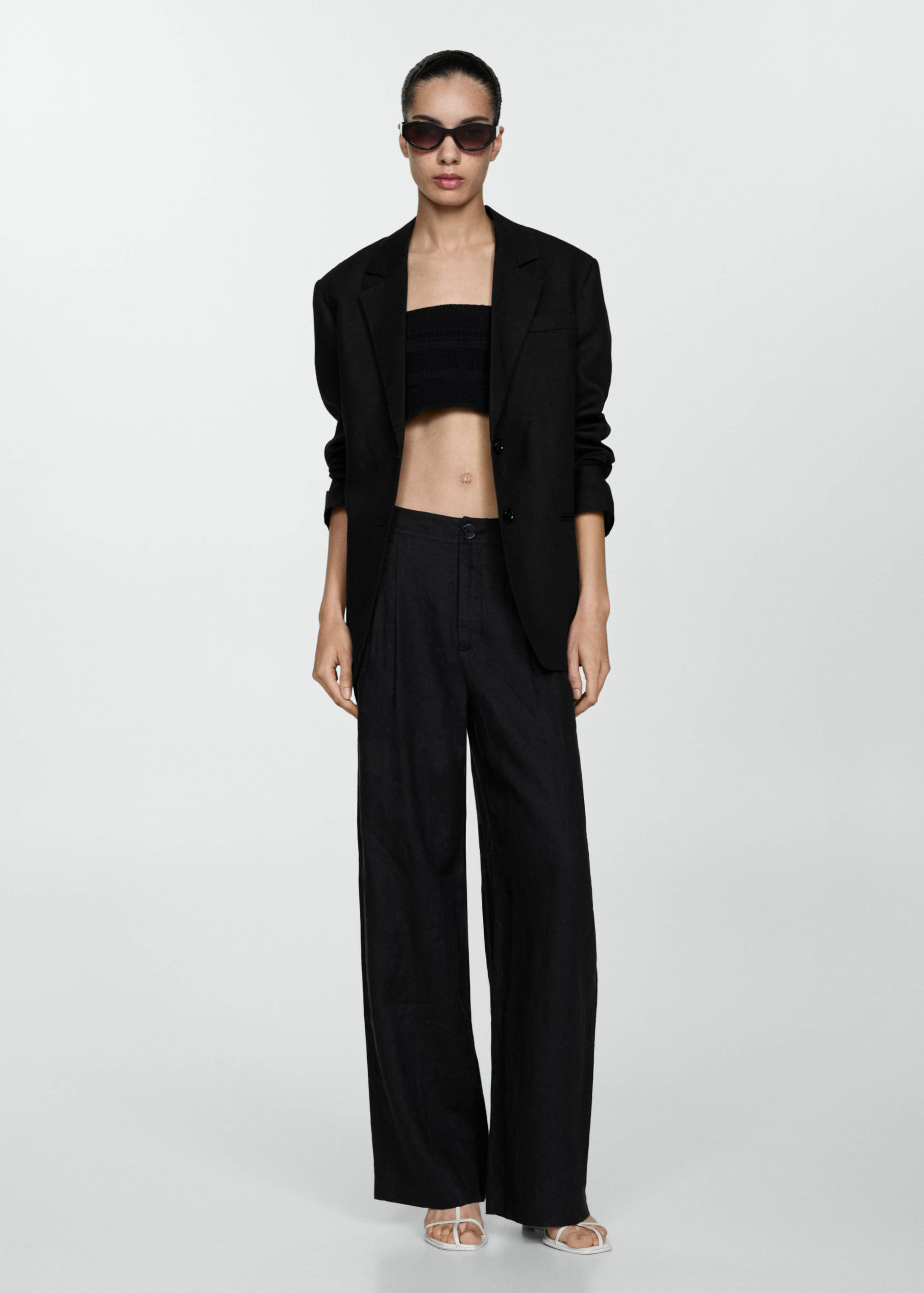 Crop top texturé - Plan général