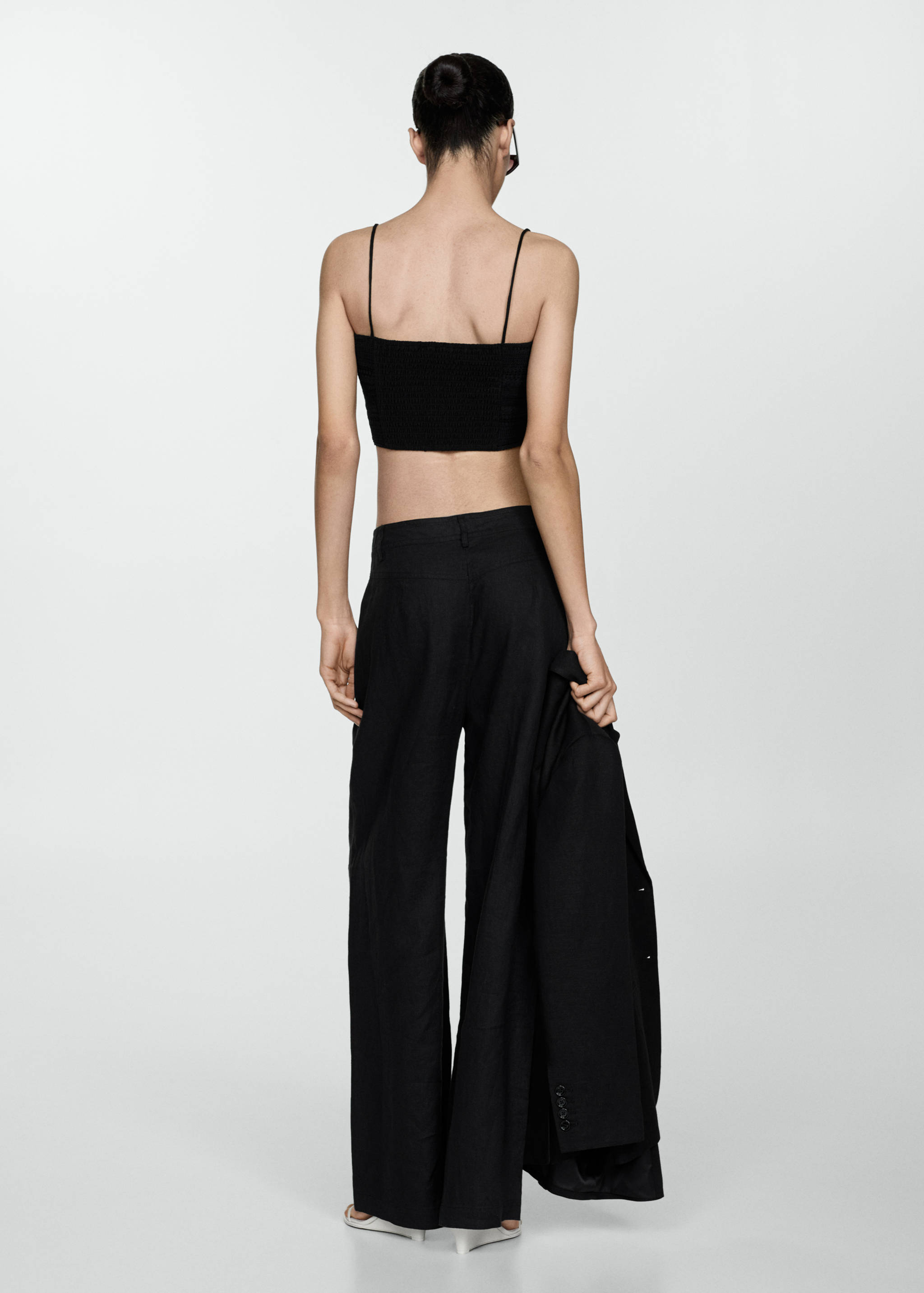 Crop top texturé - Verso de l’article