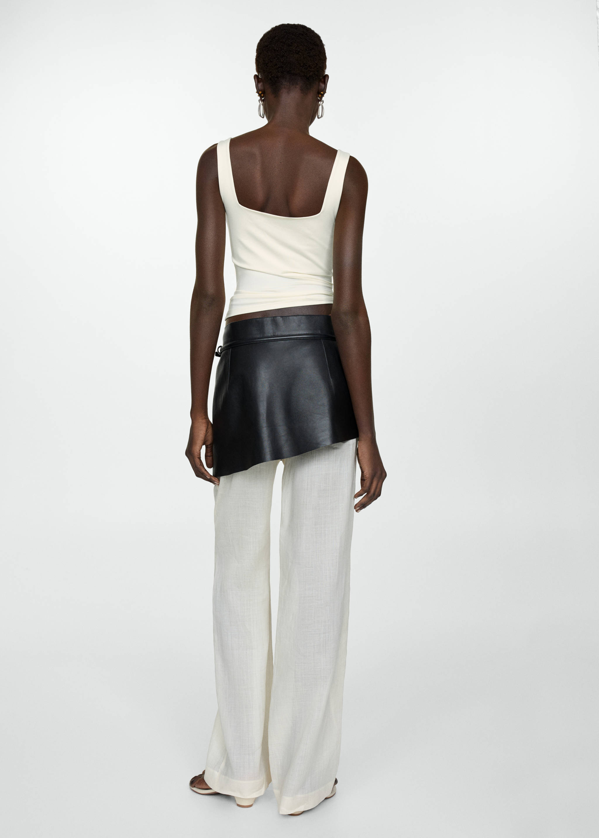 针织吊带上衣 - null