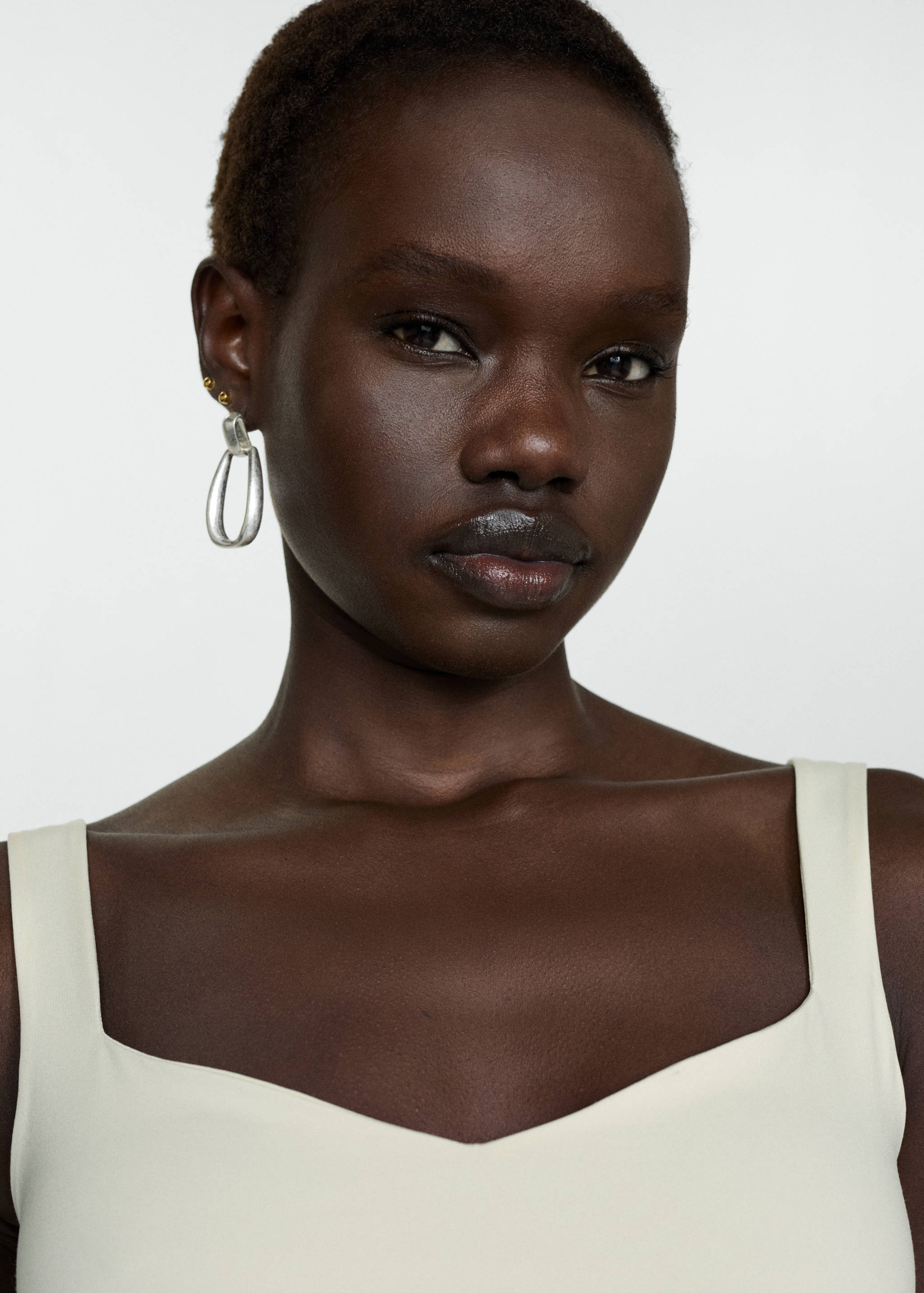 针织吊带上衣 - null