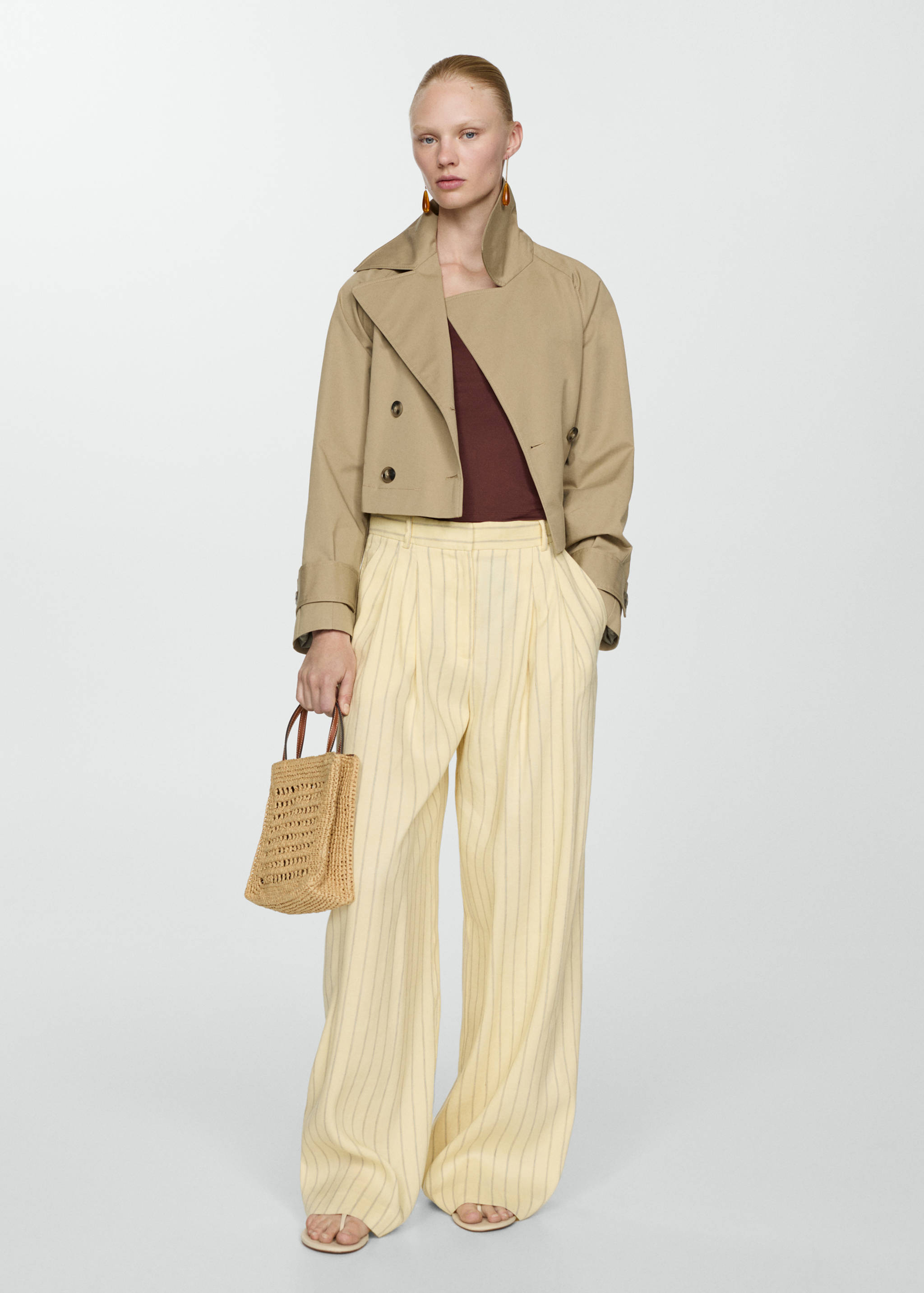 针织吊带上衣 - null