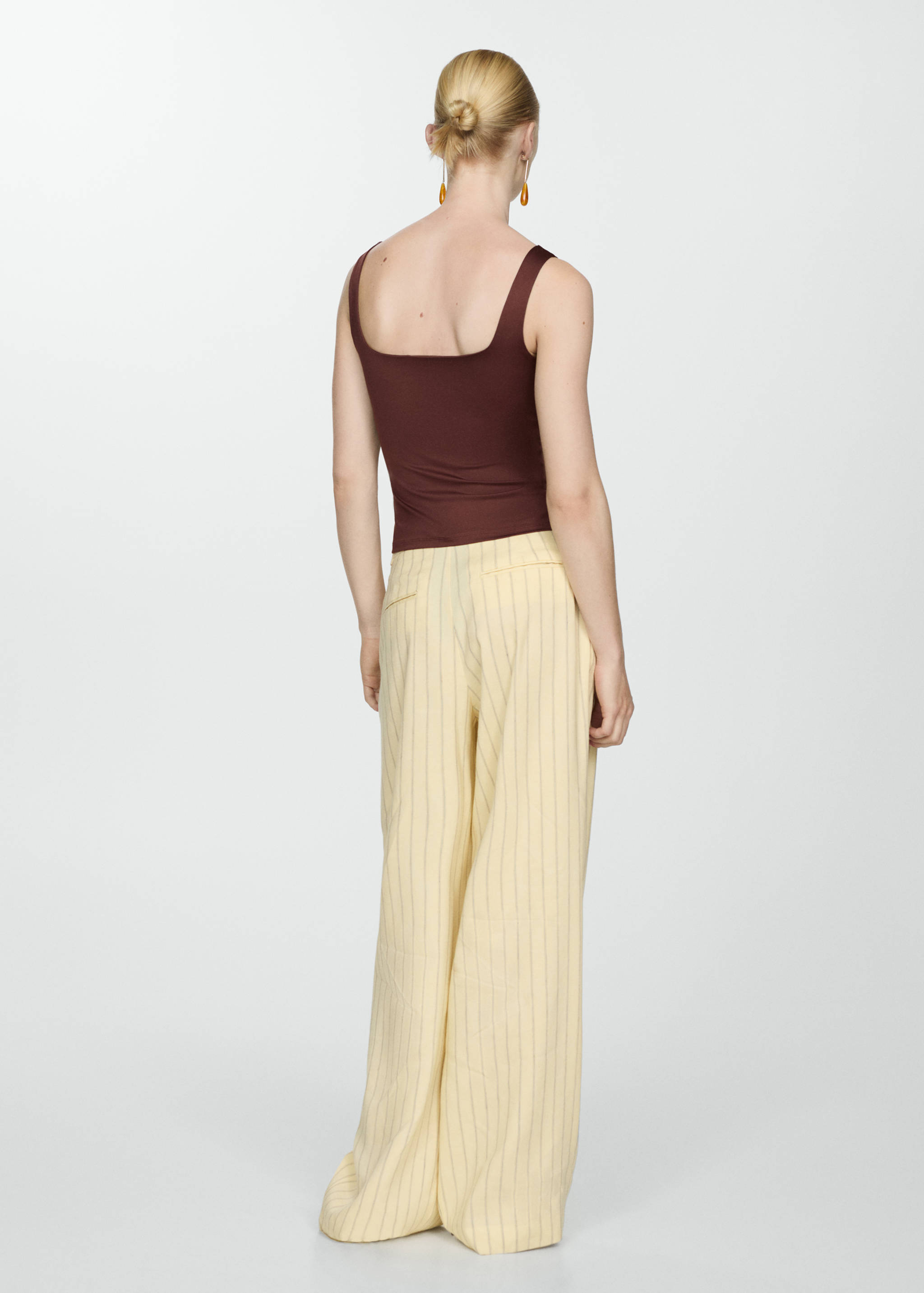 针织吊带上衣 - null