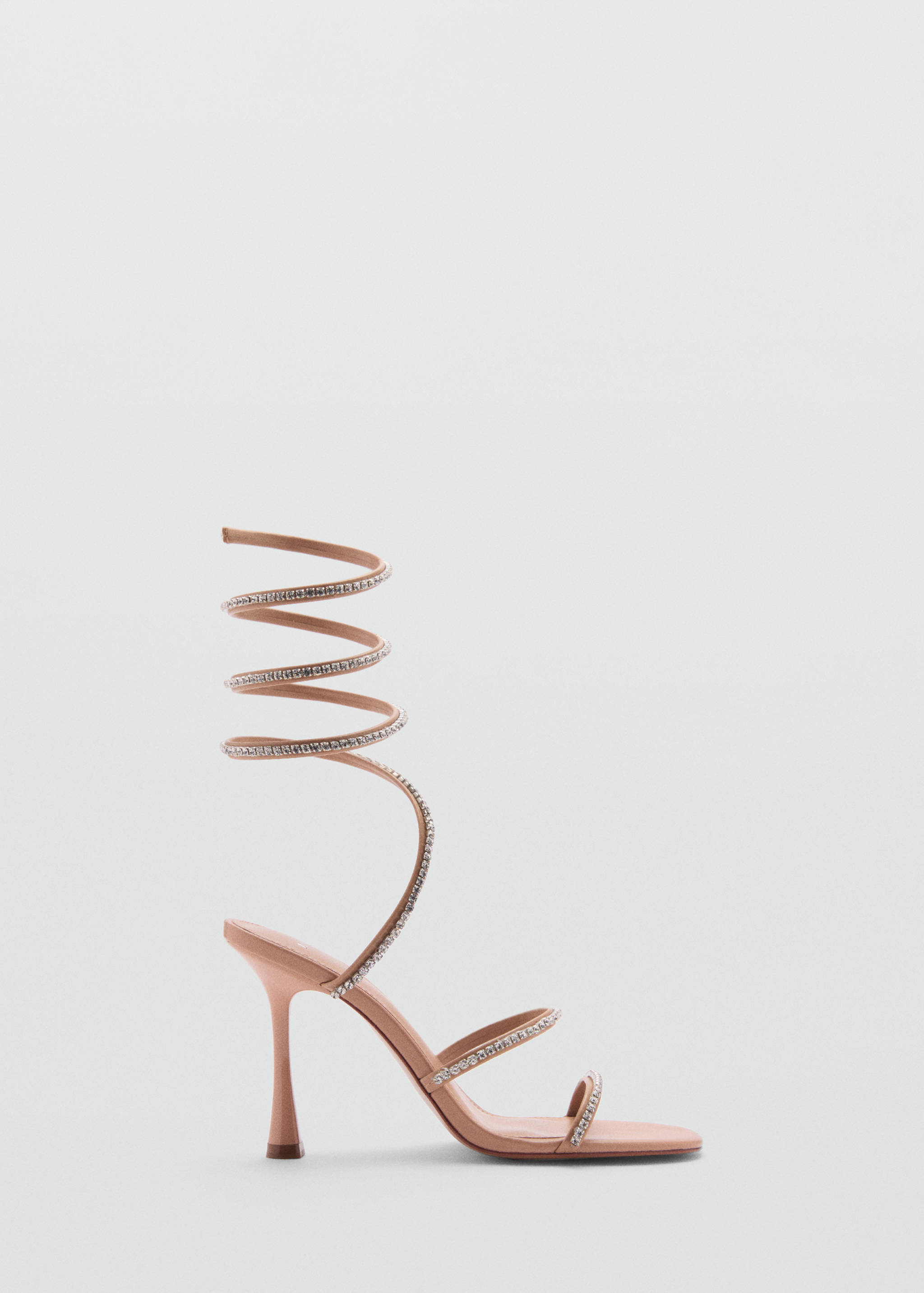 Sandals with glitter straps - Article without model