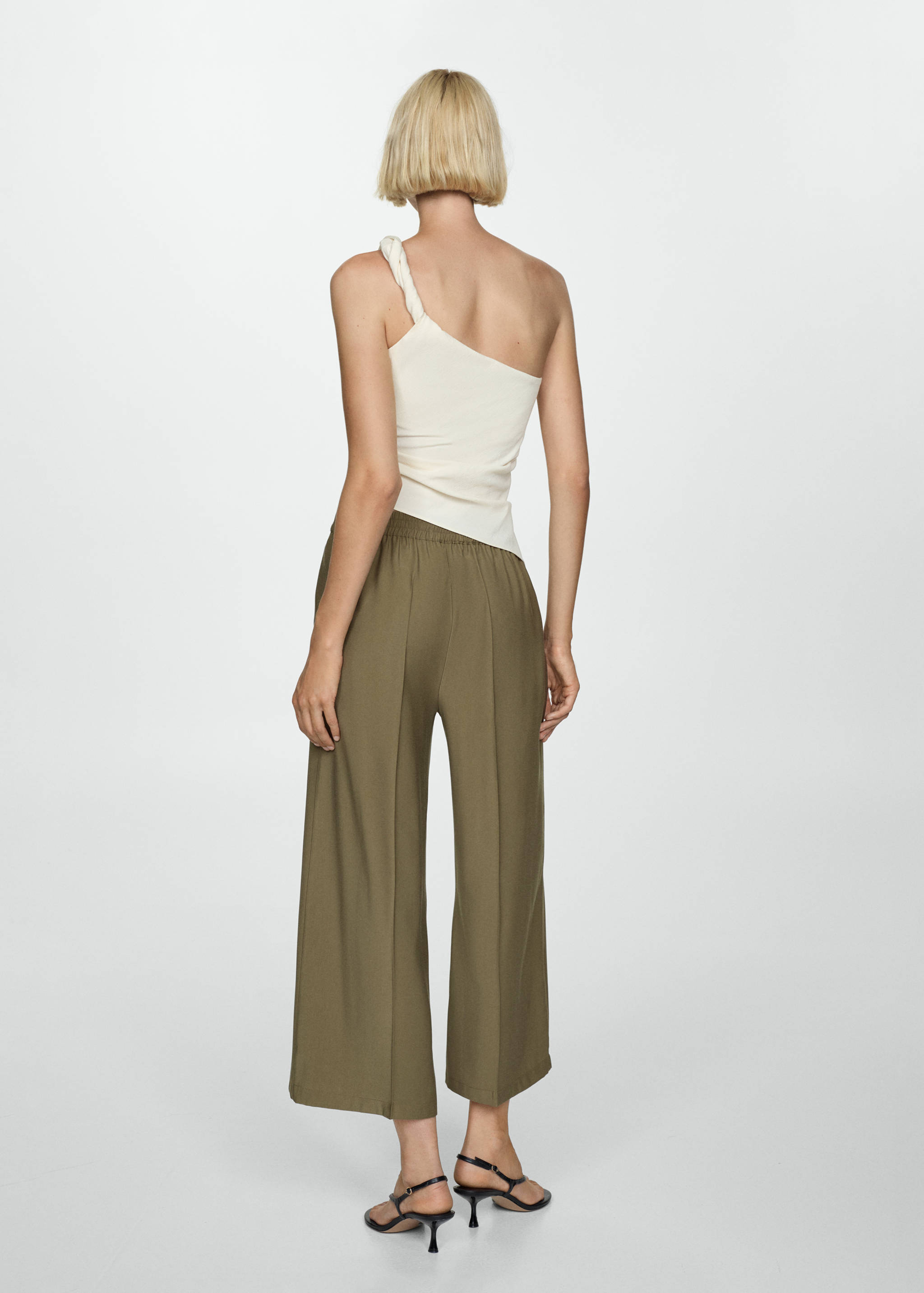 Pantalon crop fluide - Verso de l’article