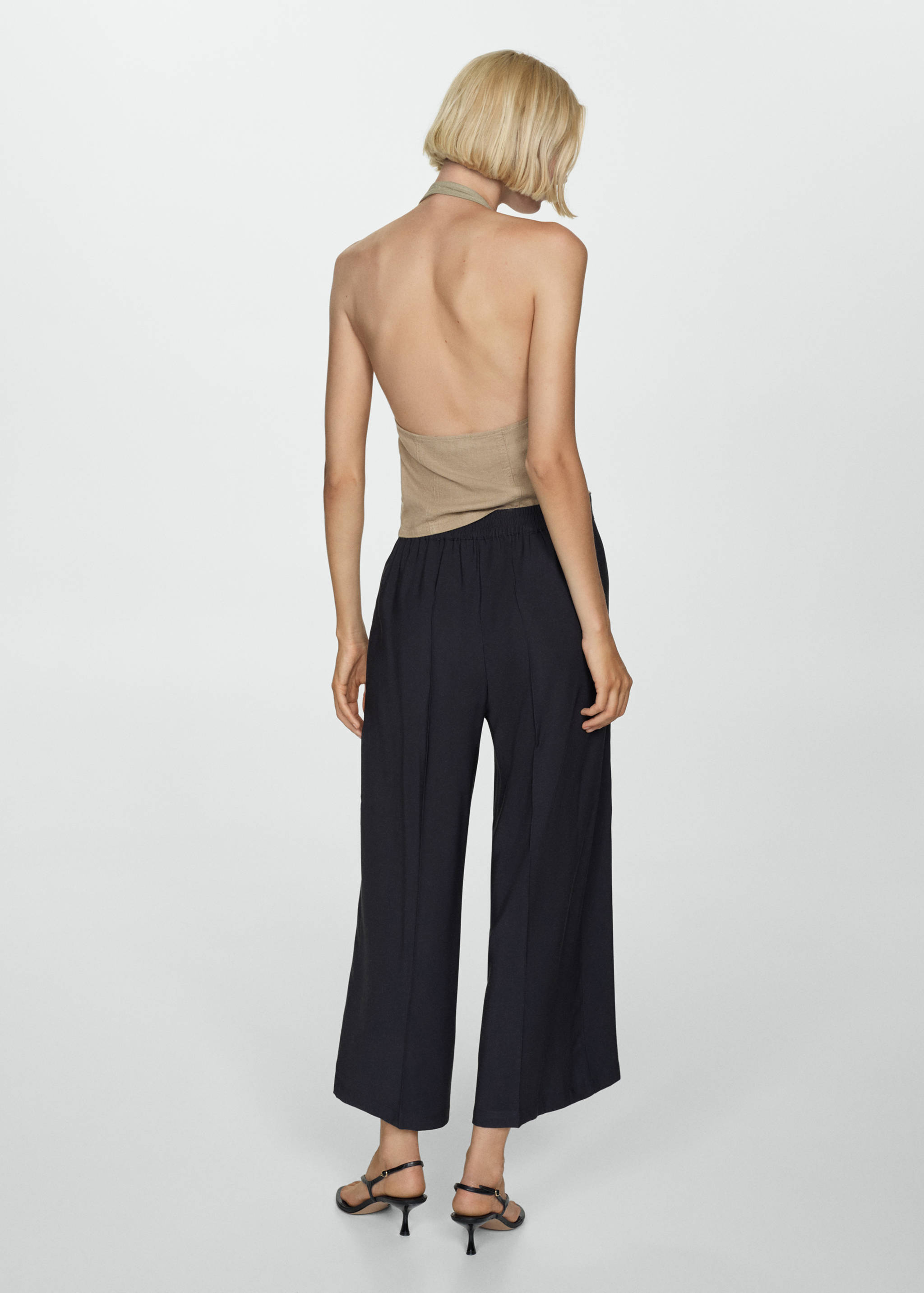 Pantalon crop fluide - Verso de l’article