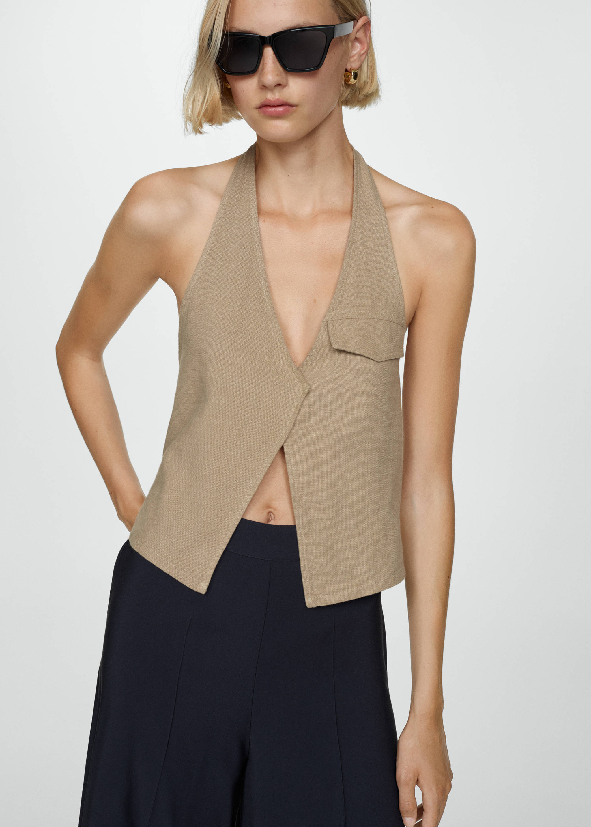 Pantalon crop fluide - Détail de l'article 1