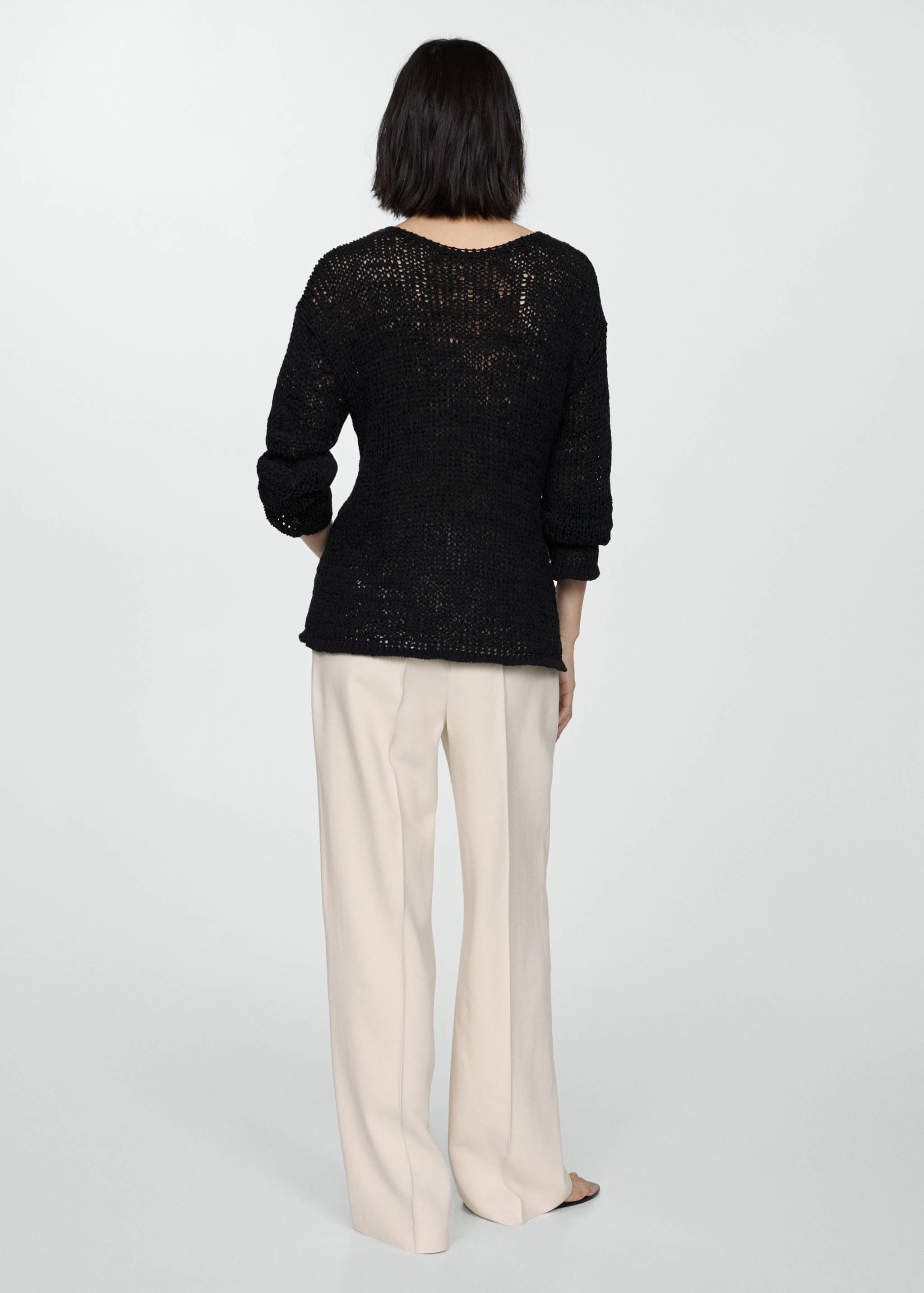 Pantalon pinces wideleg - Verso de l’article