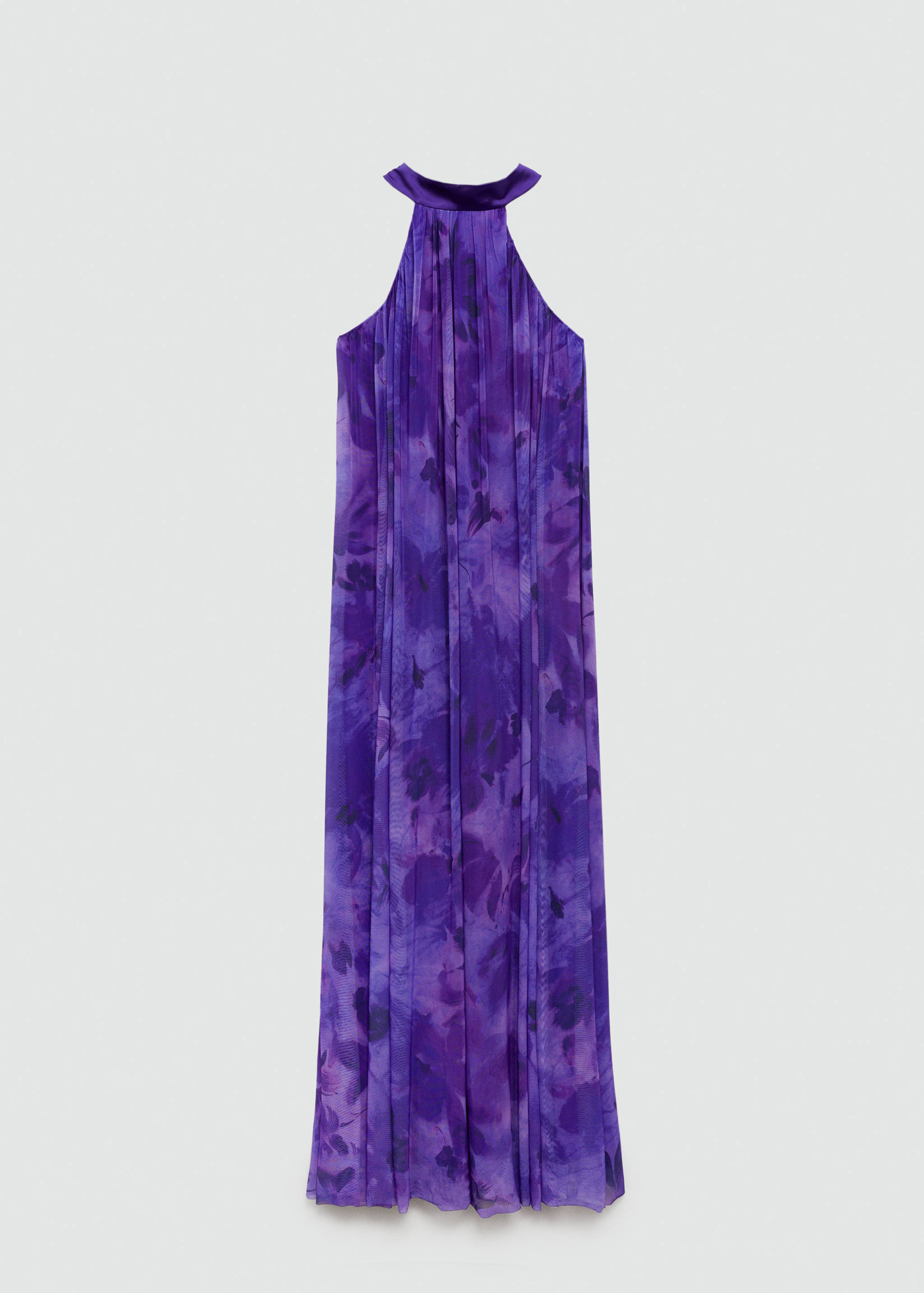 Printed halter-neck dress - Article without model