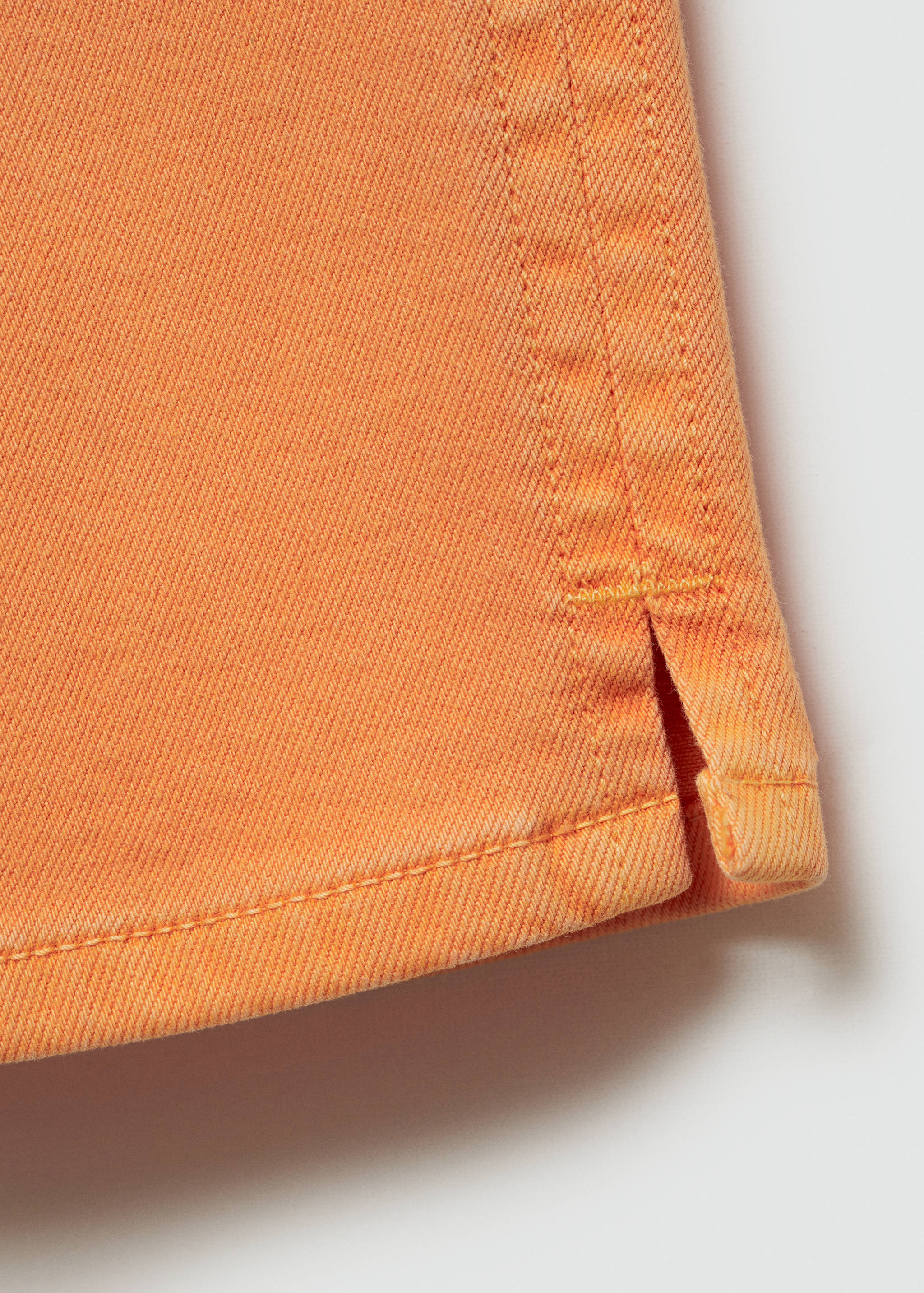 Slim-fit capri jeans with zip - Details of the article 0