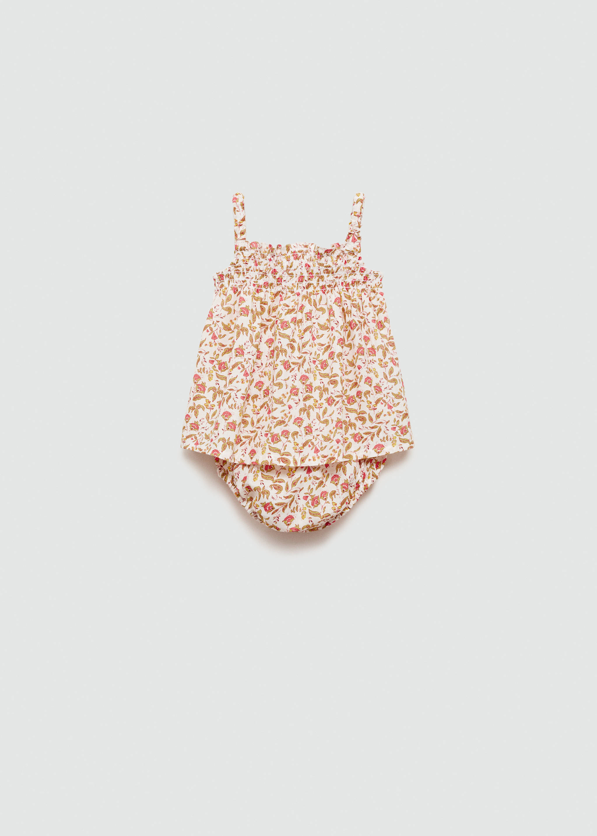 فستان وأفرول من القطن - الجهة الخلفية للمنتج