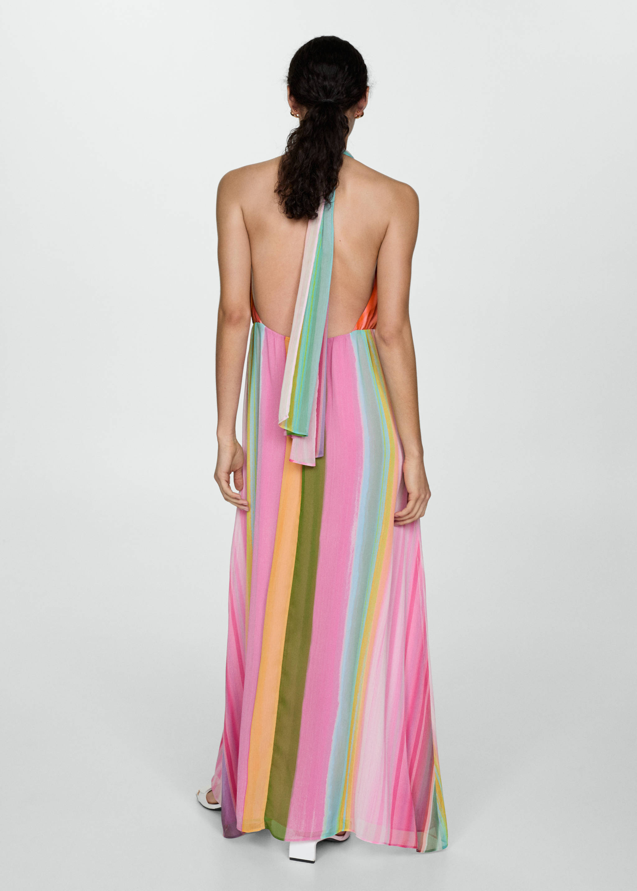 Knot print dress - Reverse of the article