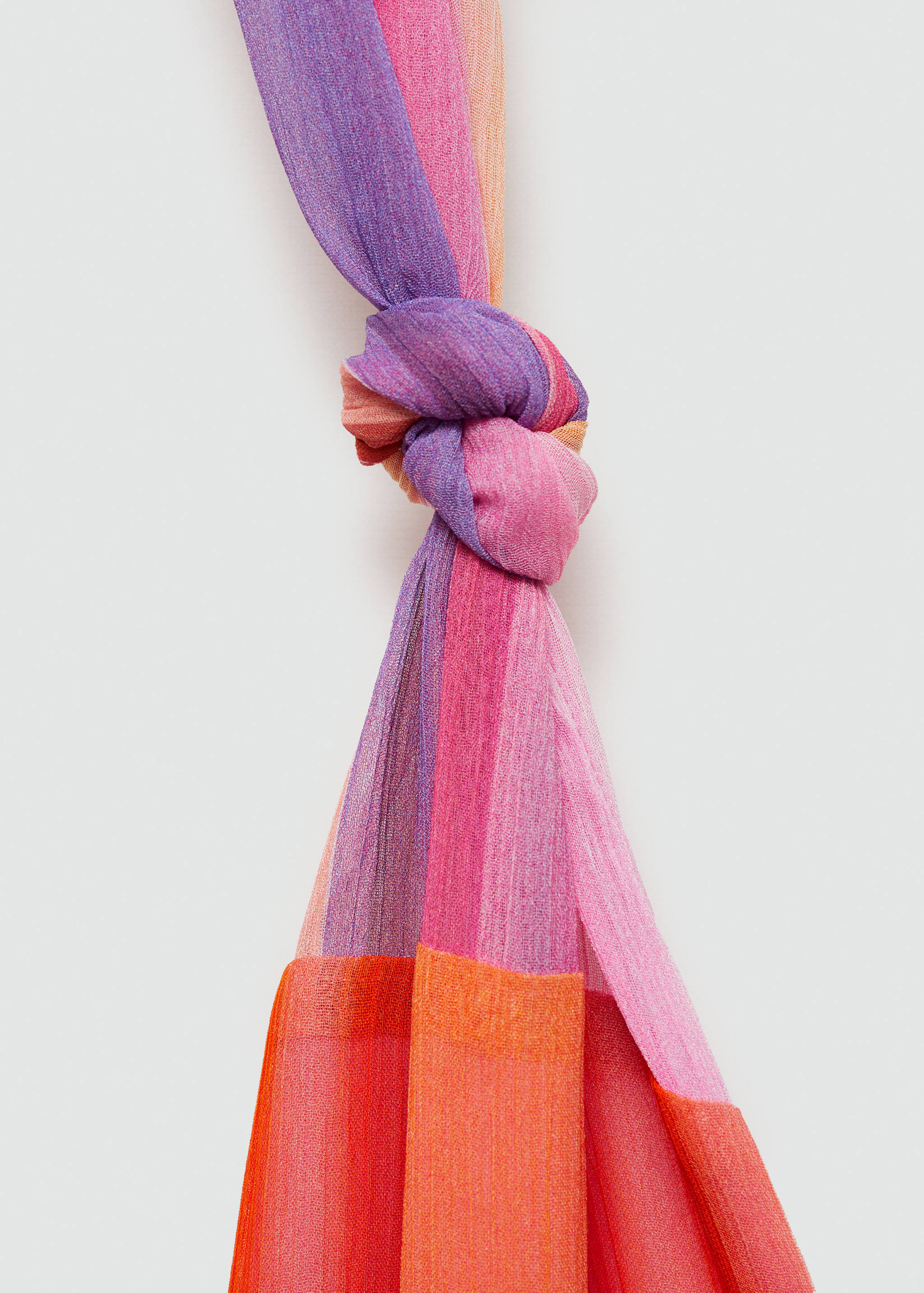 Knot print dress - Details of the article 0