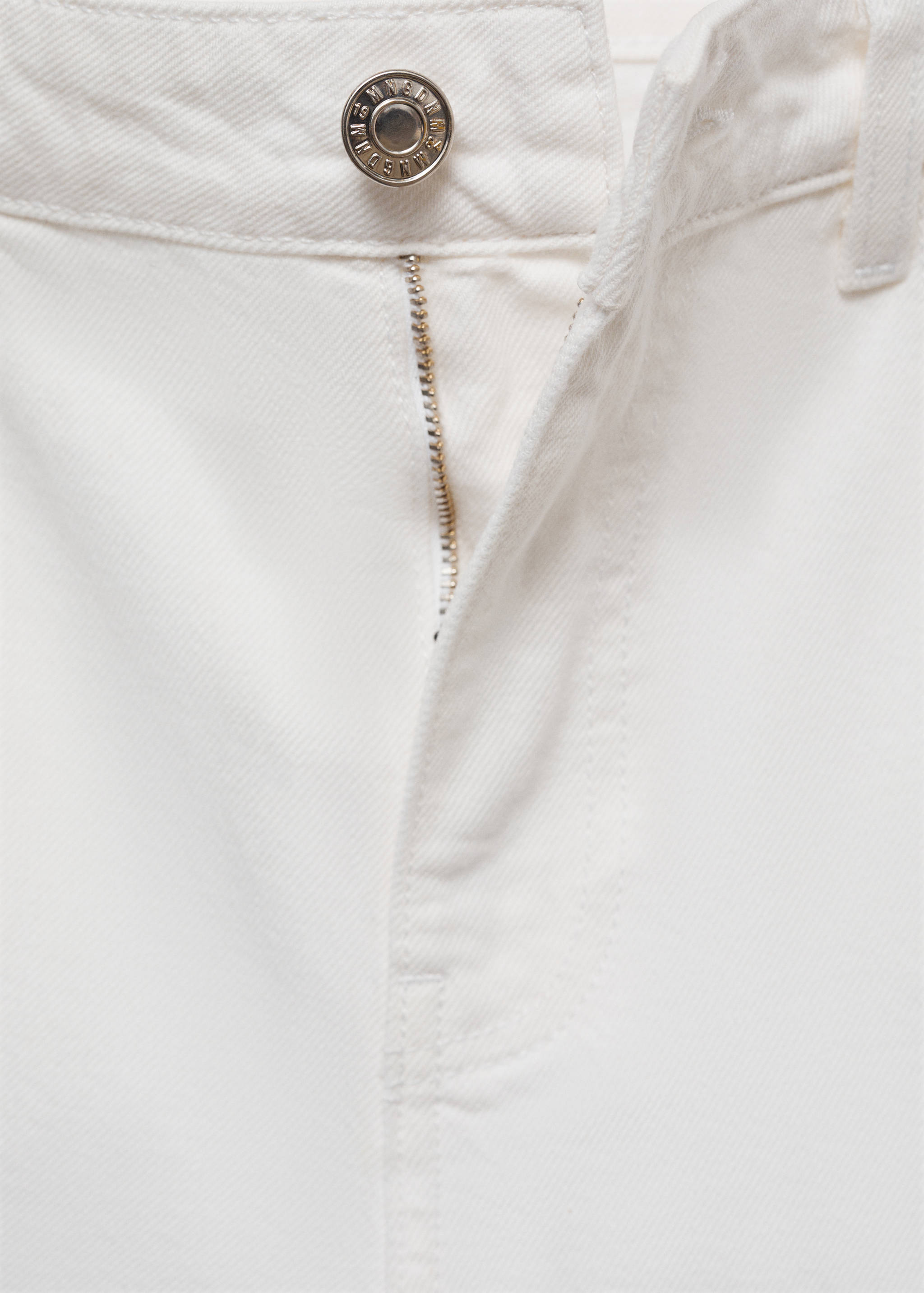 超大版型牛仔百慕大短裤 - null