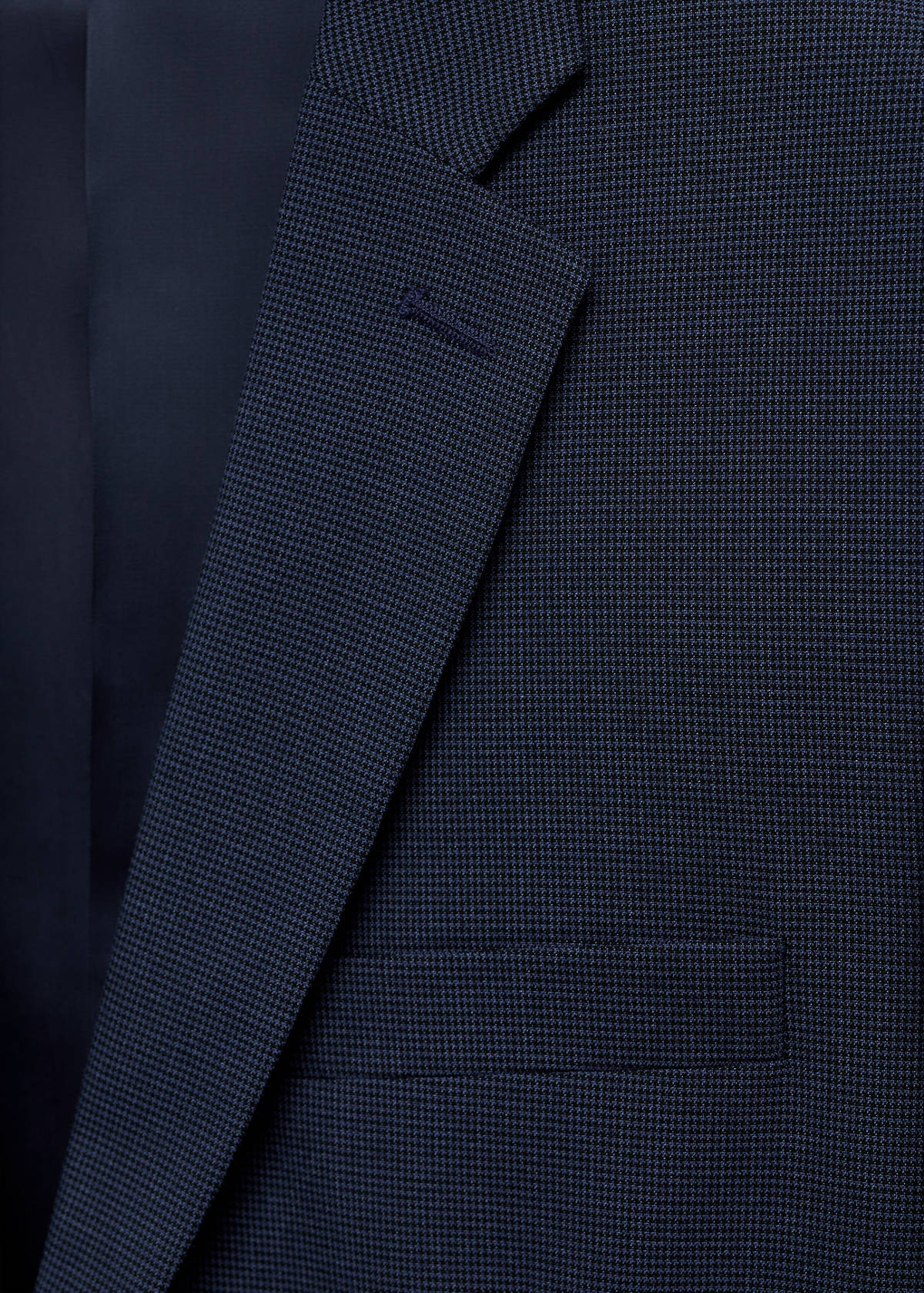 Super slim-fit suit jacket in stretch fabric — Ink Blue