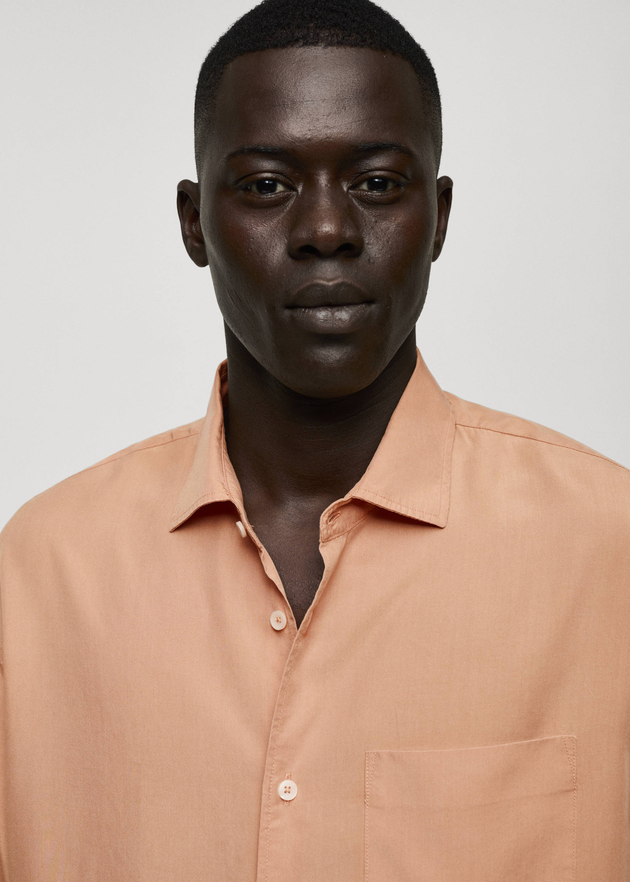 Relaxed-fit 100% Tencel shirt - Details of the article 1