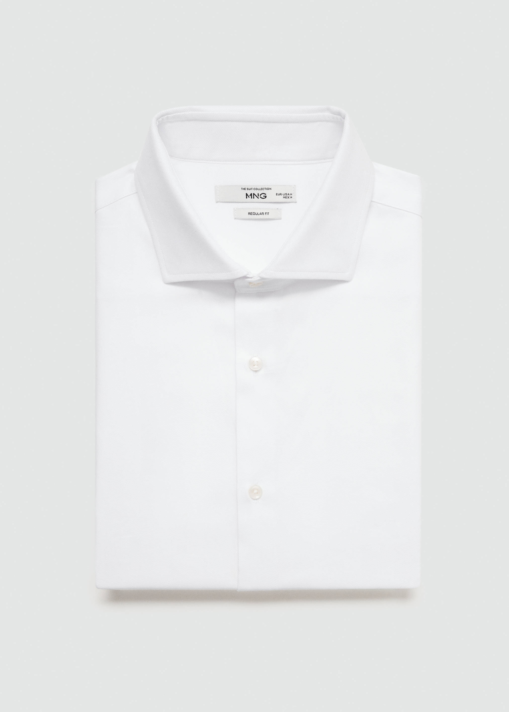 Regular-fit suit shirt with cufflinks - Details of the article 8