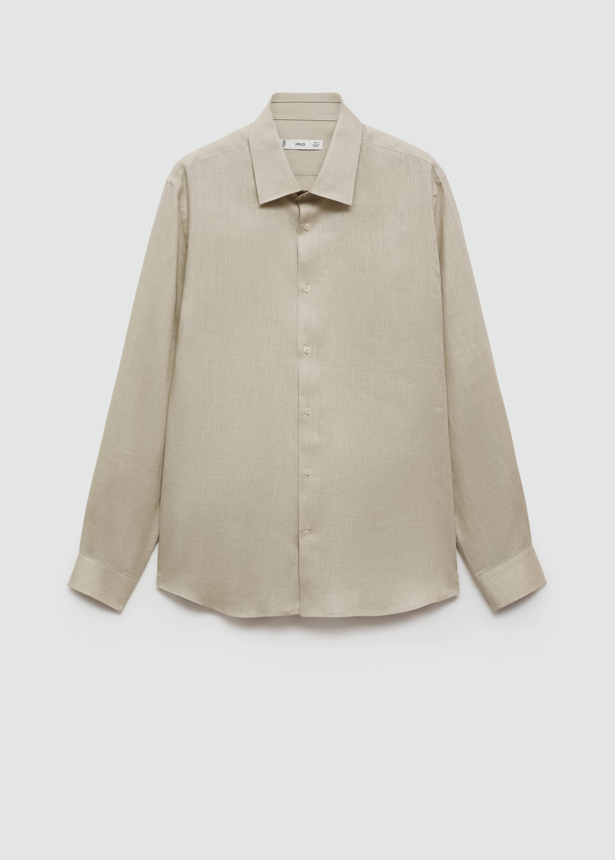 Chemise regular fit 100 % lin - Article sans modèle