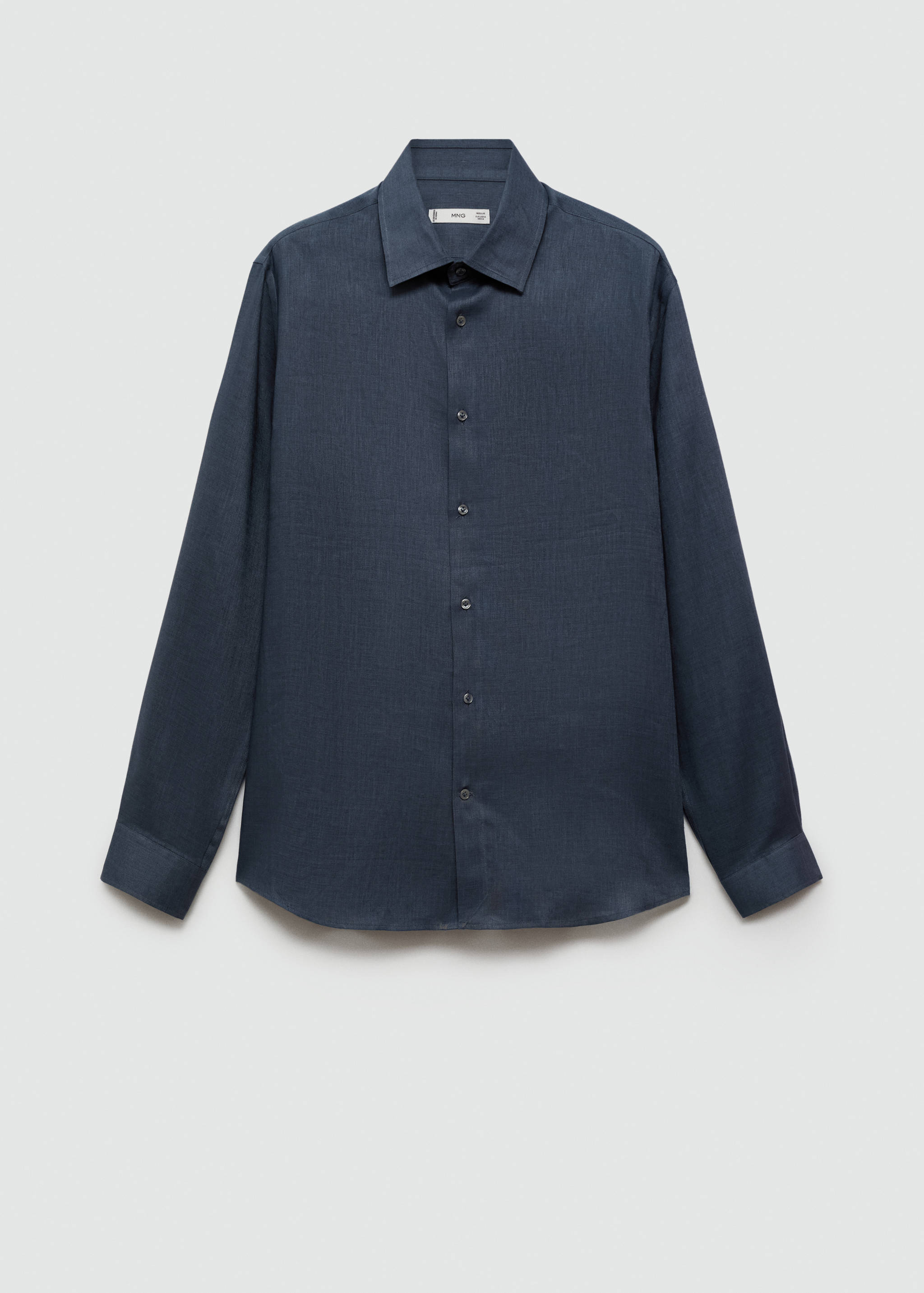 Chemise regular fit 100 % lin - Article sans modèle