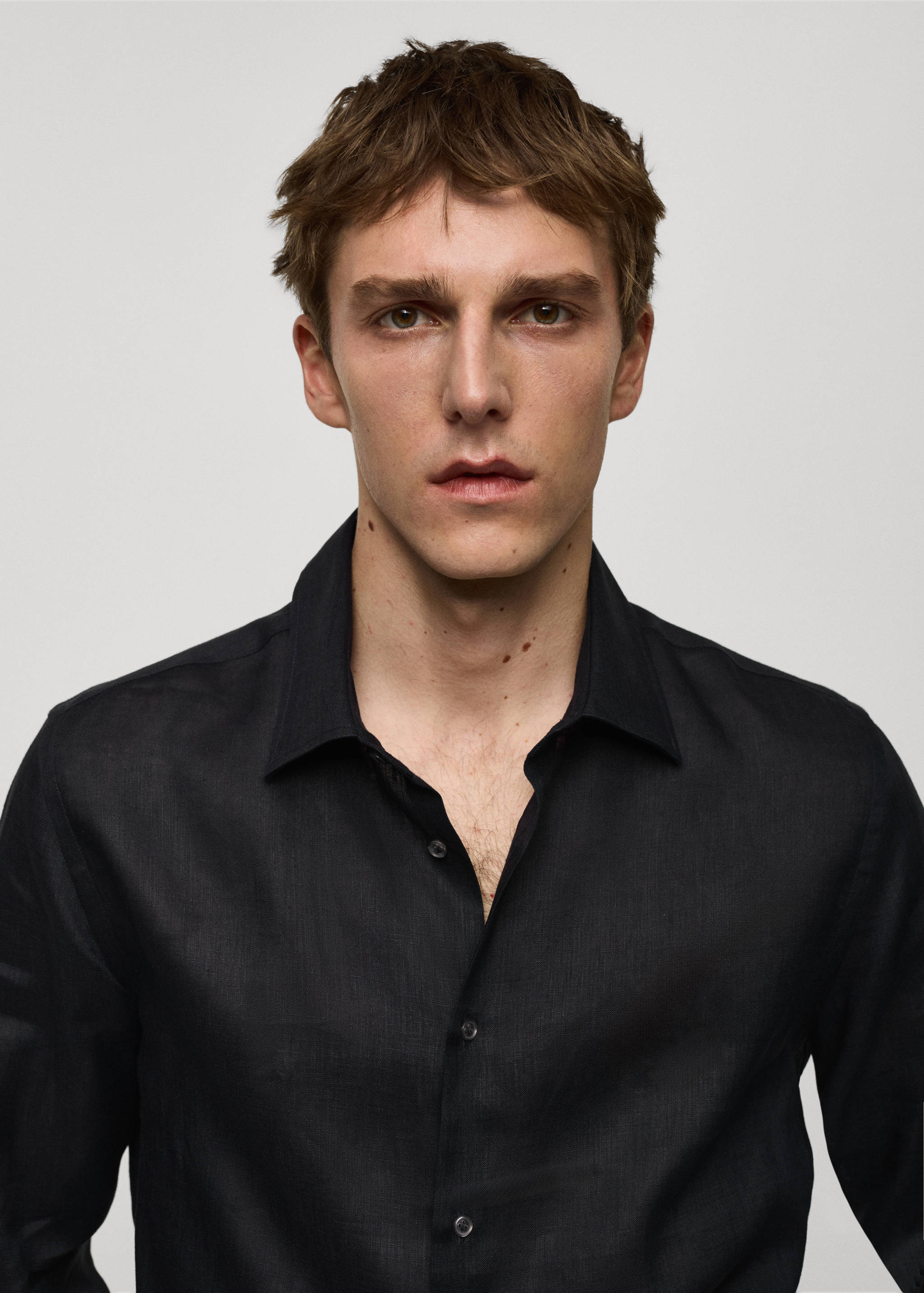 Chemise regular fit 100 % lin - Détail de l'article 1