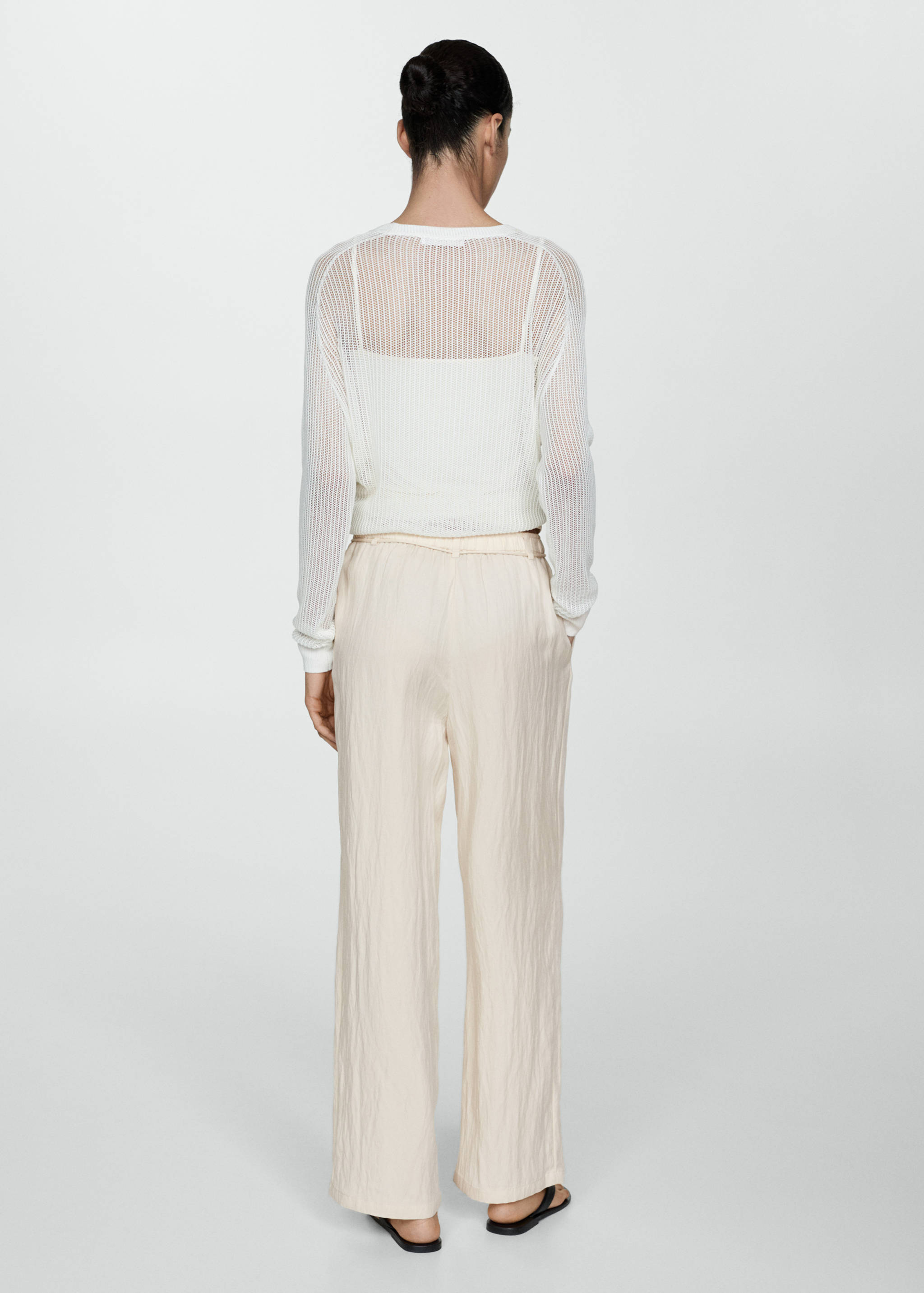 Pantalon Lyocell droit - Verso de l’article