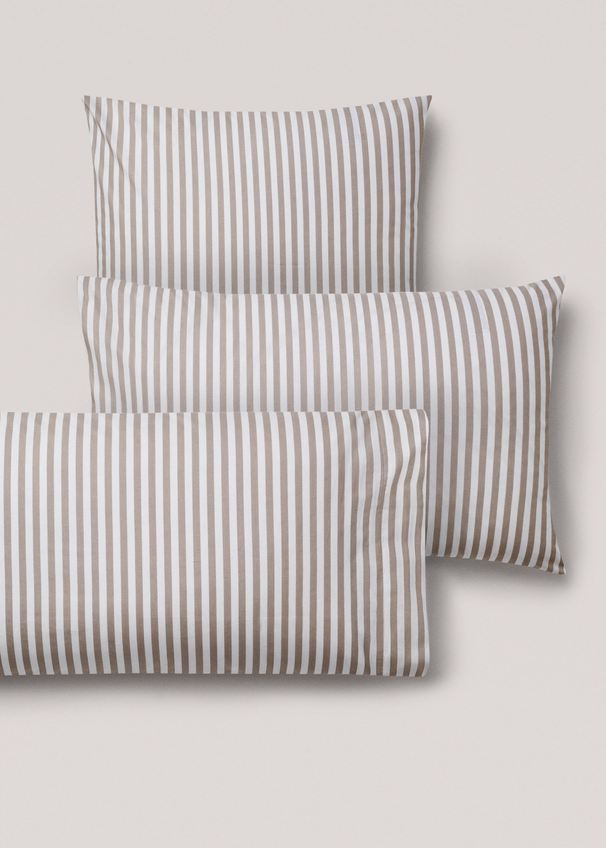 Strips cotton pillowcase 50X75cm - Details of the article 4