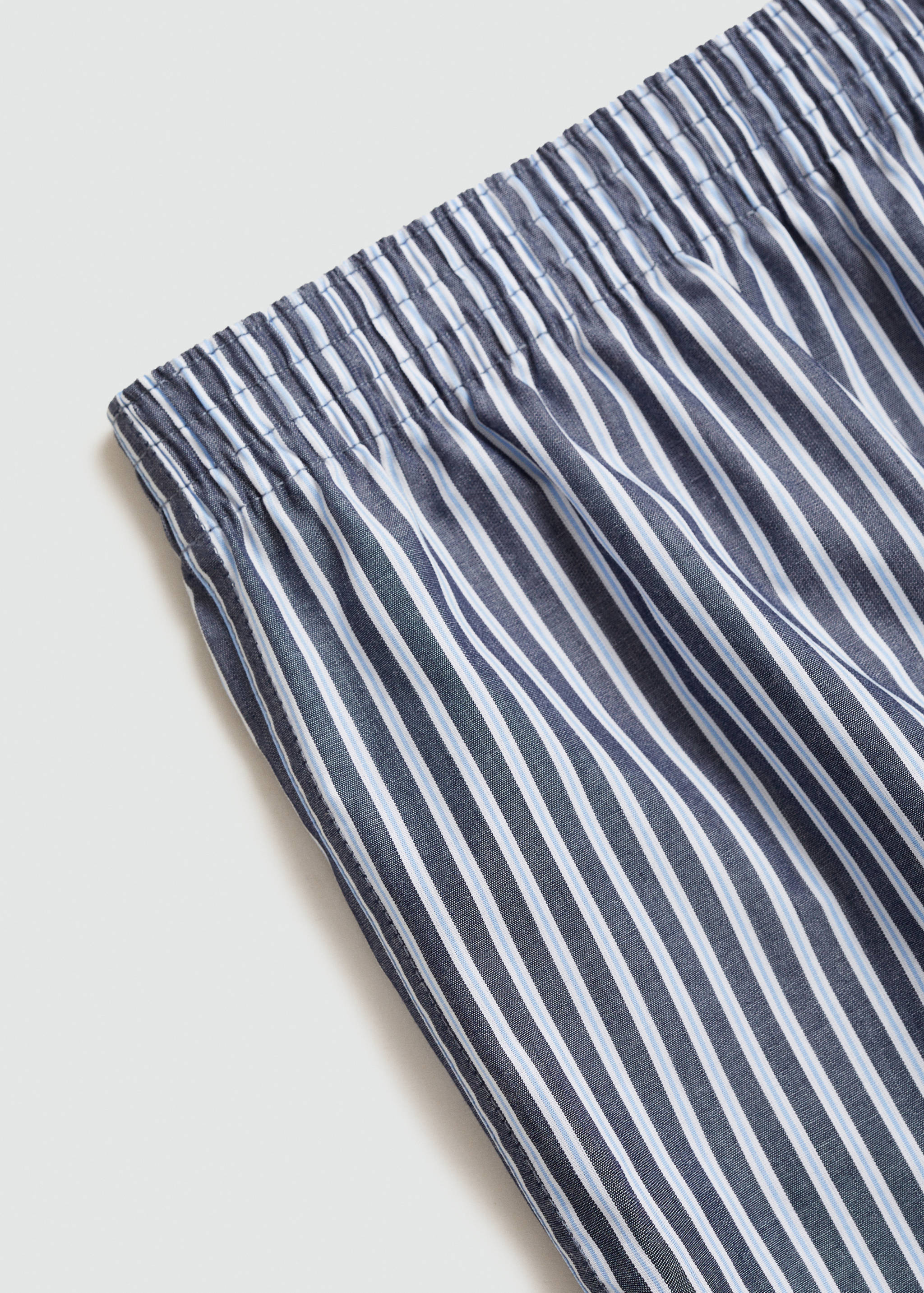 Caleçon coton imprimé rayures - Détail de l'article 0