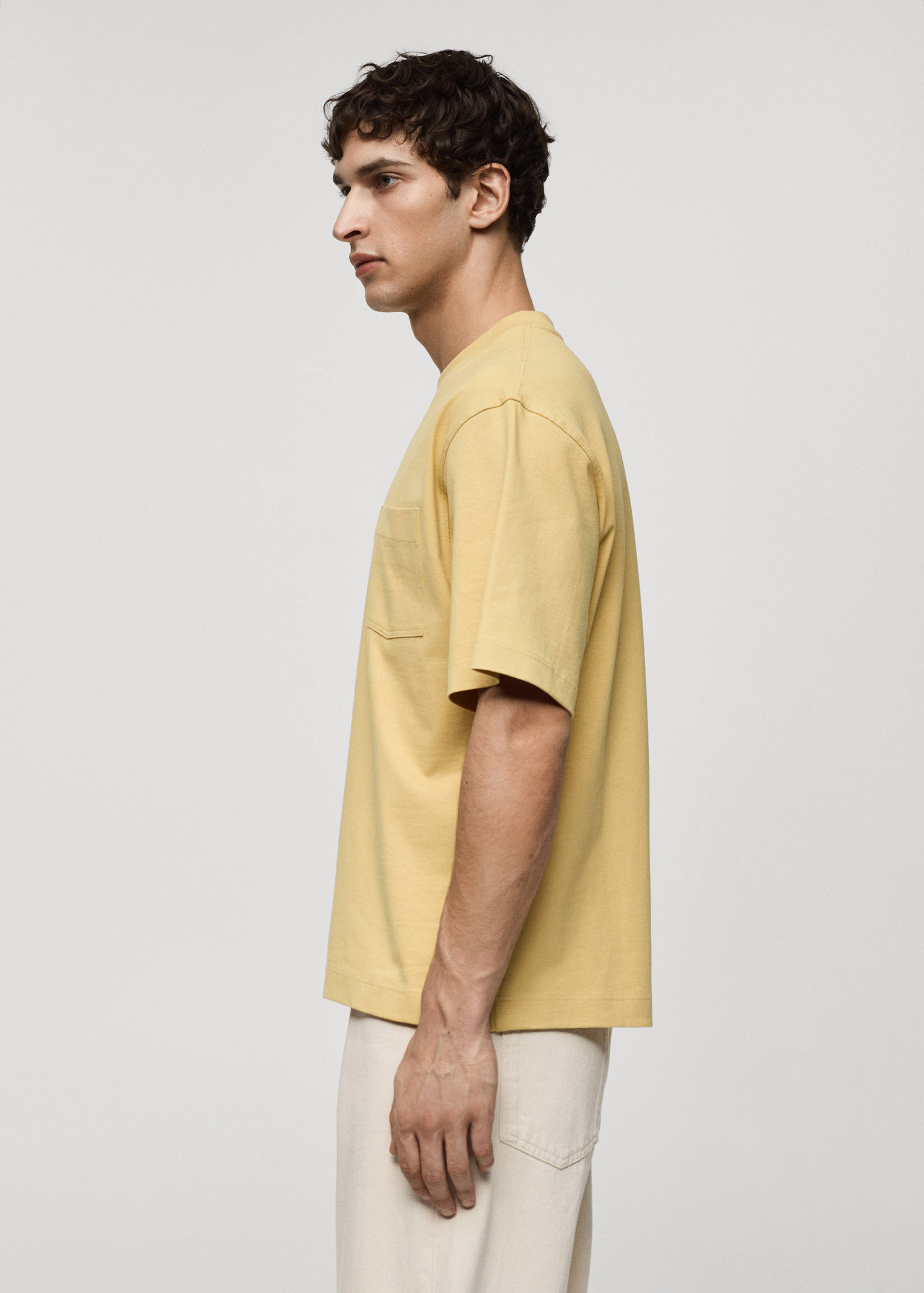 100% cotton t-shirt with pocket - Details of the article 2