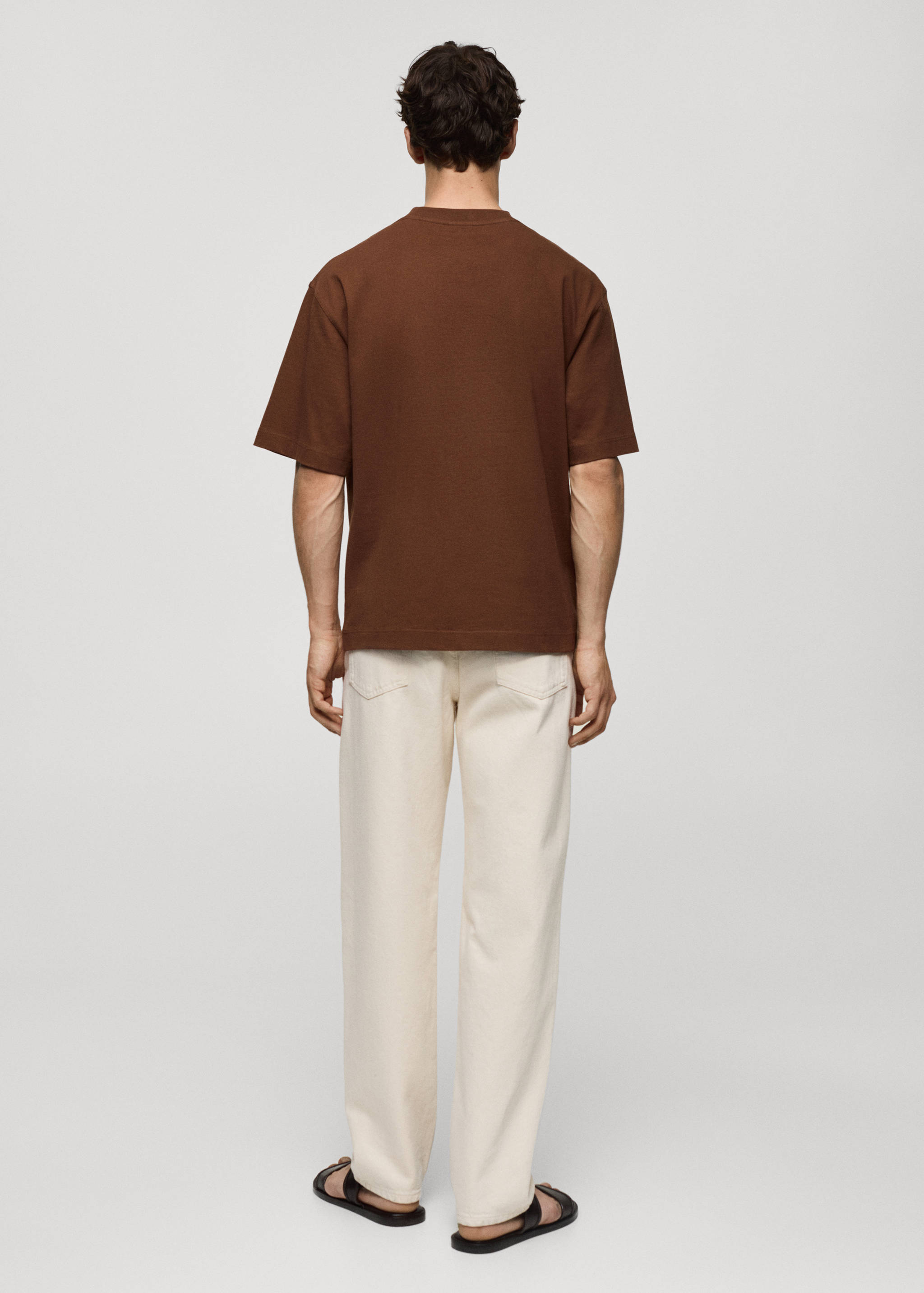 100% cotton t-shirt with pocket - Reverse of the article