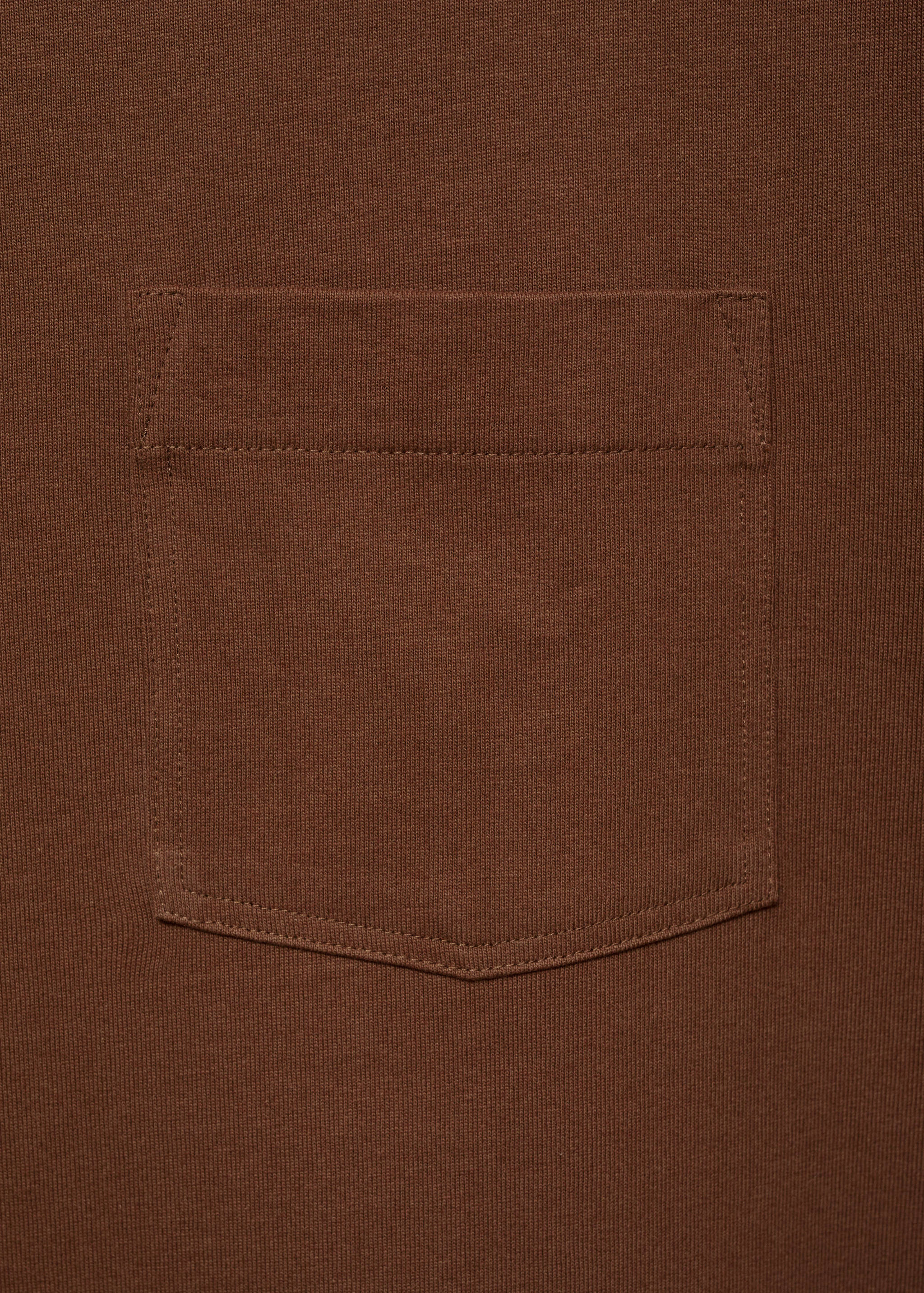 100% cotton t-shirt with pocket - Details of the article 0