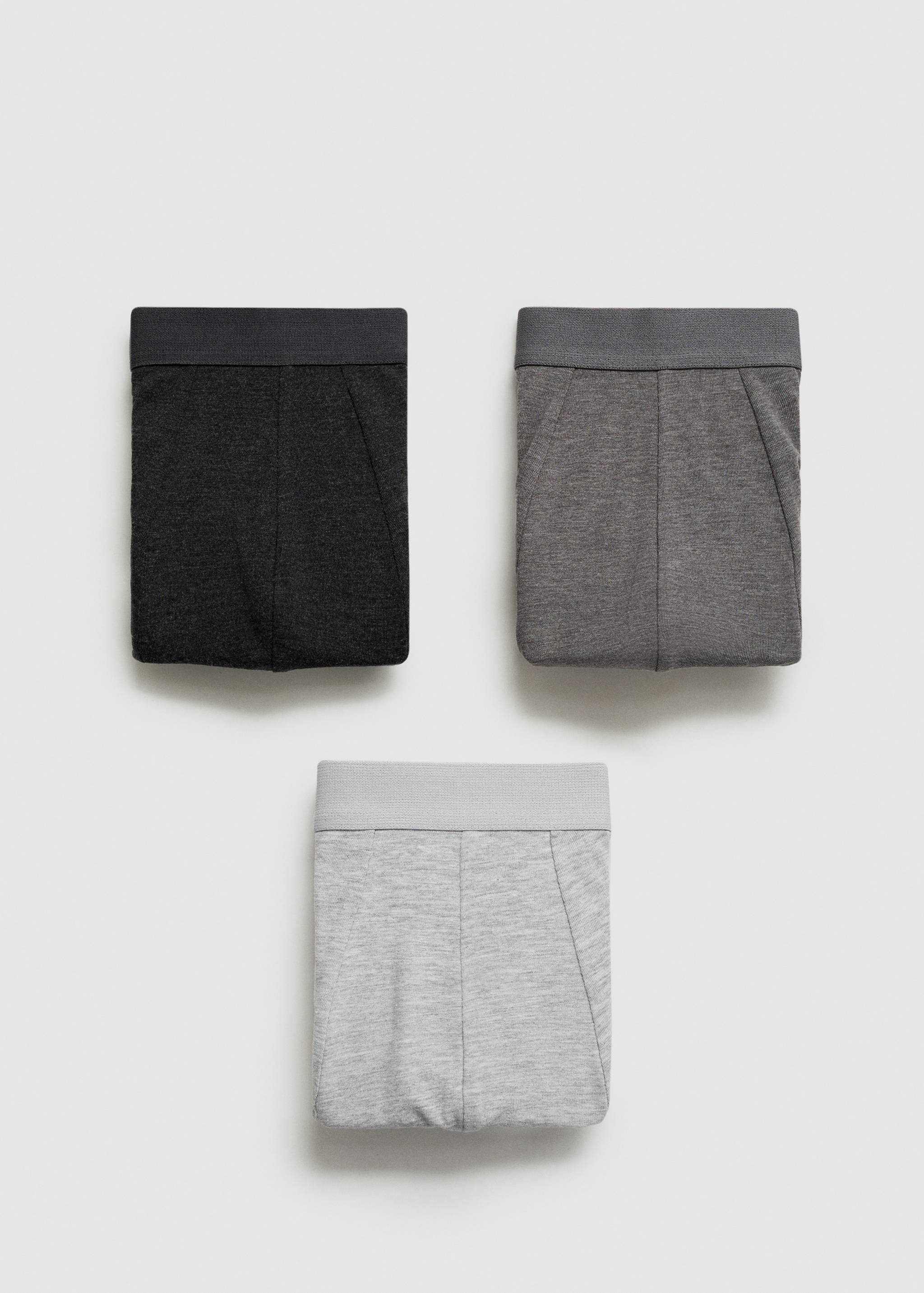 3-pack cotton boxers - Article without model
