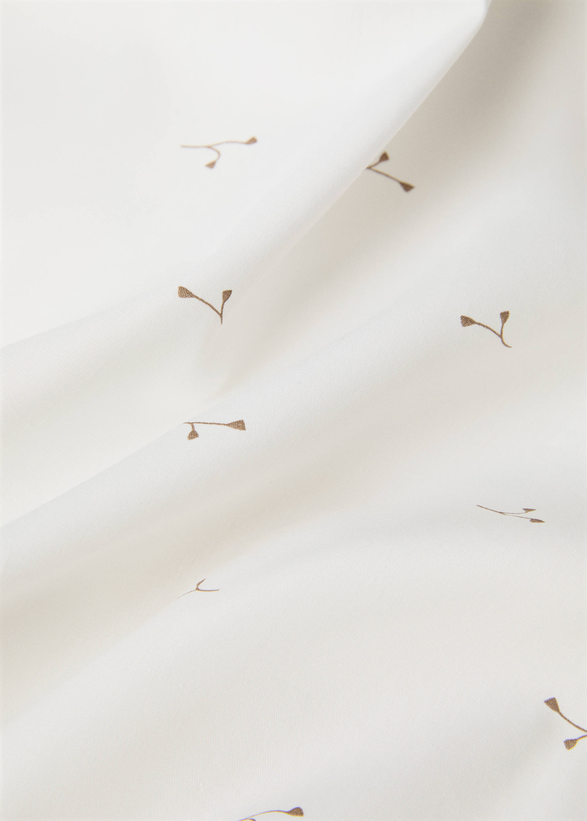 Floral-print duvet cover for single bed - Details of the article 1