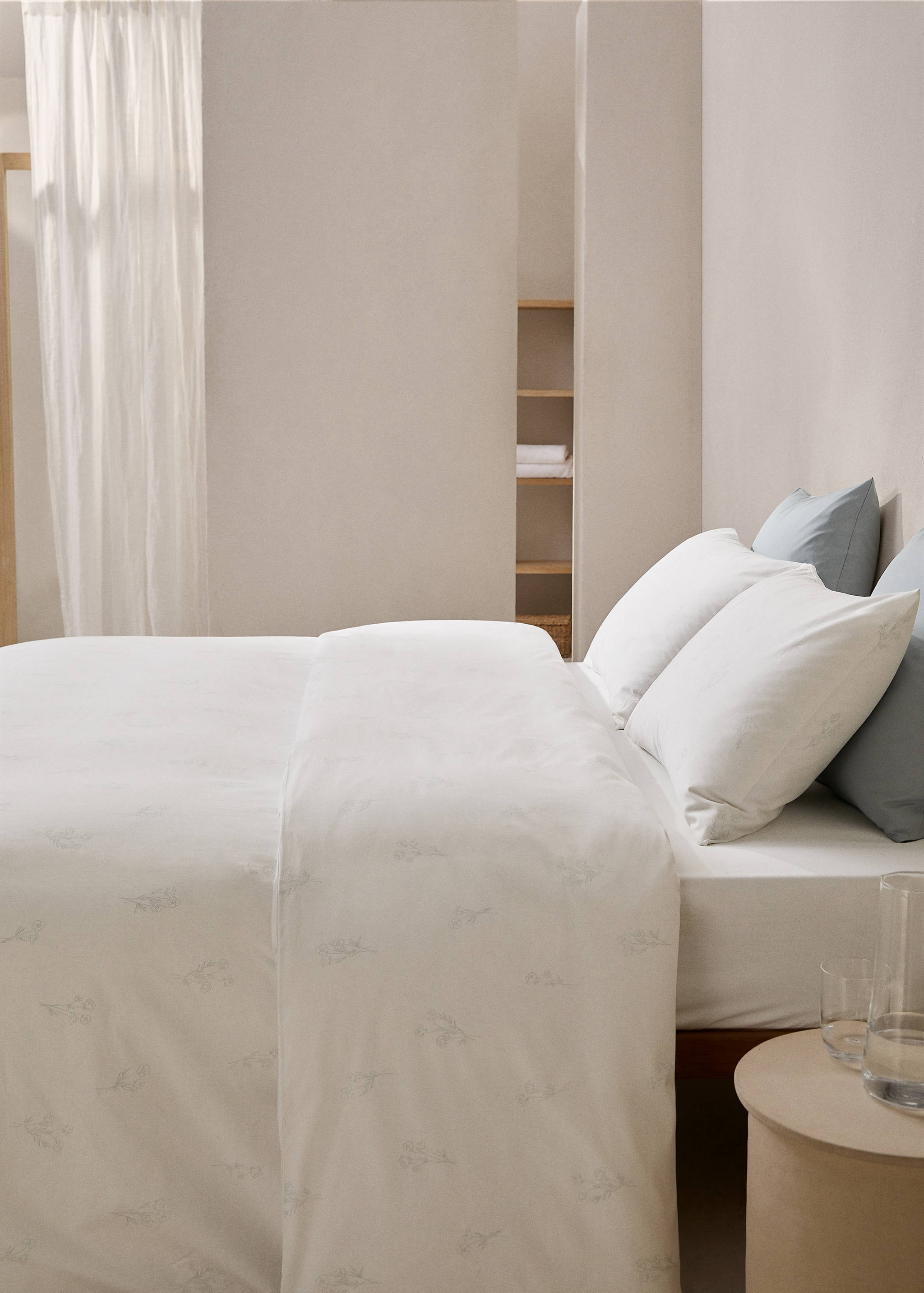 Funda nórdica flores cama 180cm - Plano general